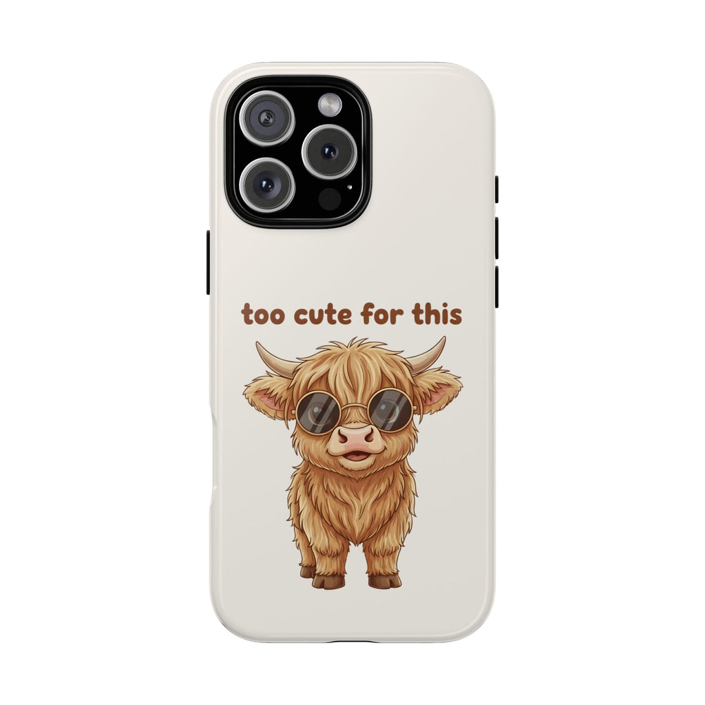 Highland Cow Phone Case — Too Cute for This Design