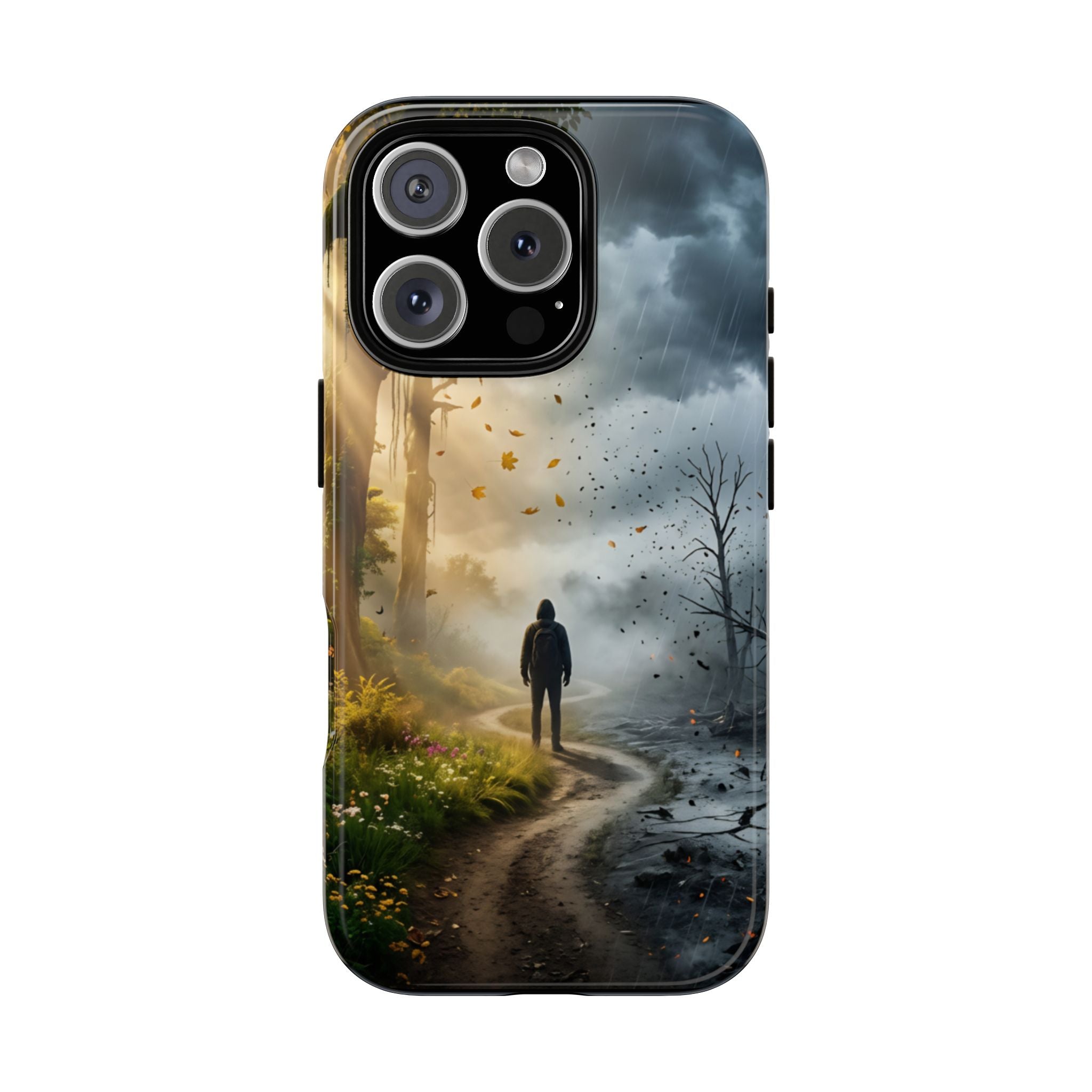 Contrasting Light/Dark Art - Phone Case