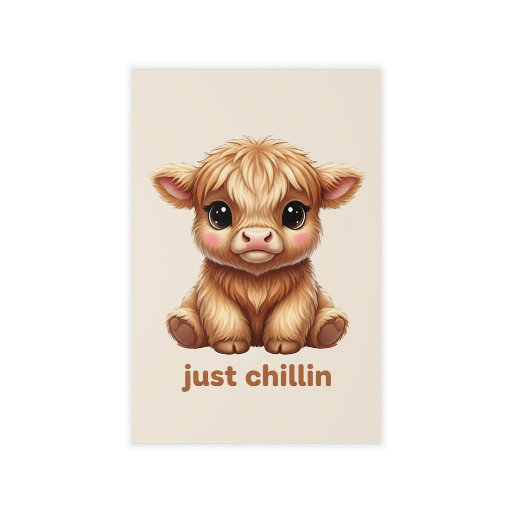 Highland Cow Wall Decal — Just Chillin Art