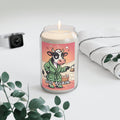 Bathroom Cow Funny Illustration Not Again Candle, Soy Candle