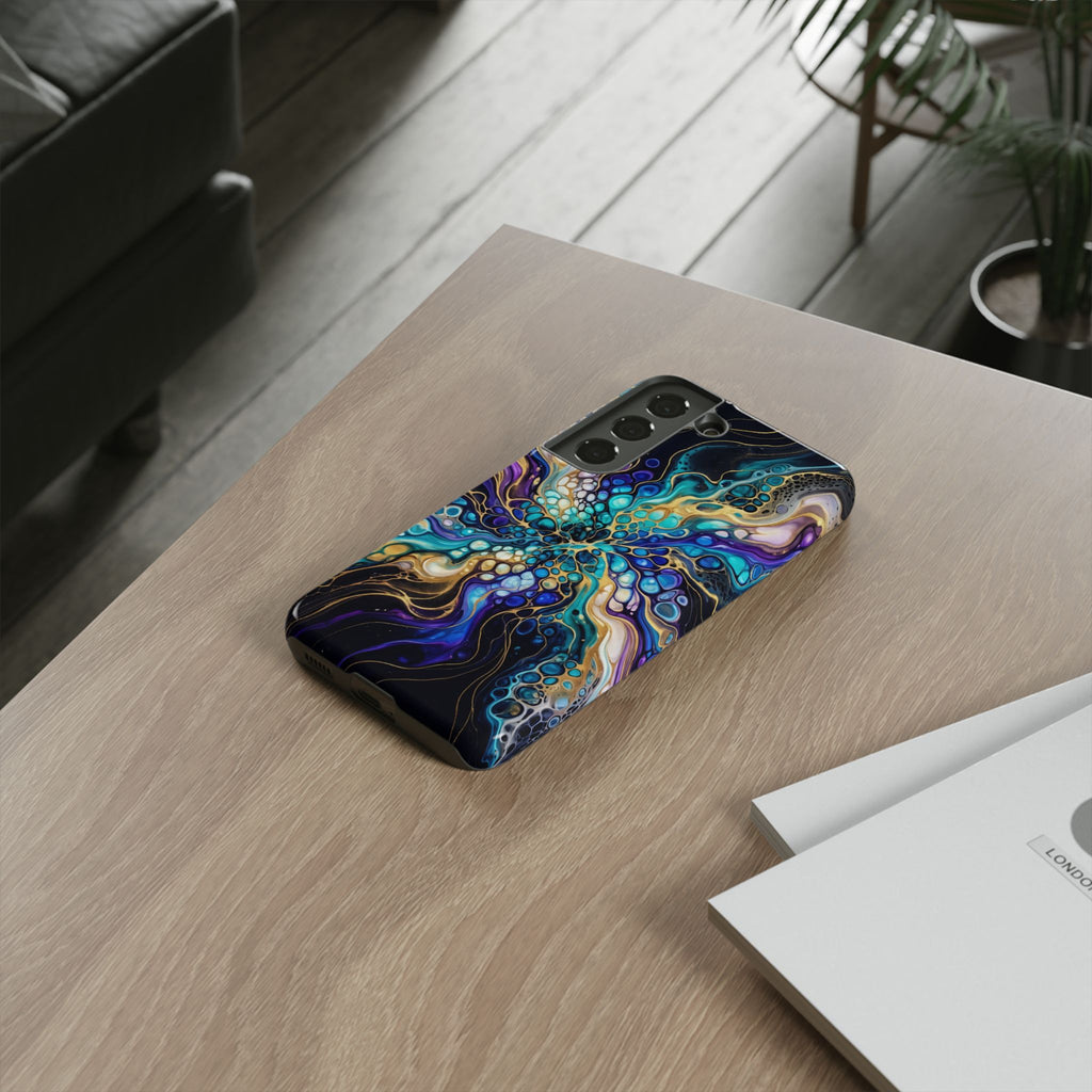 Liquid Cosmos Bloom - Phone Case