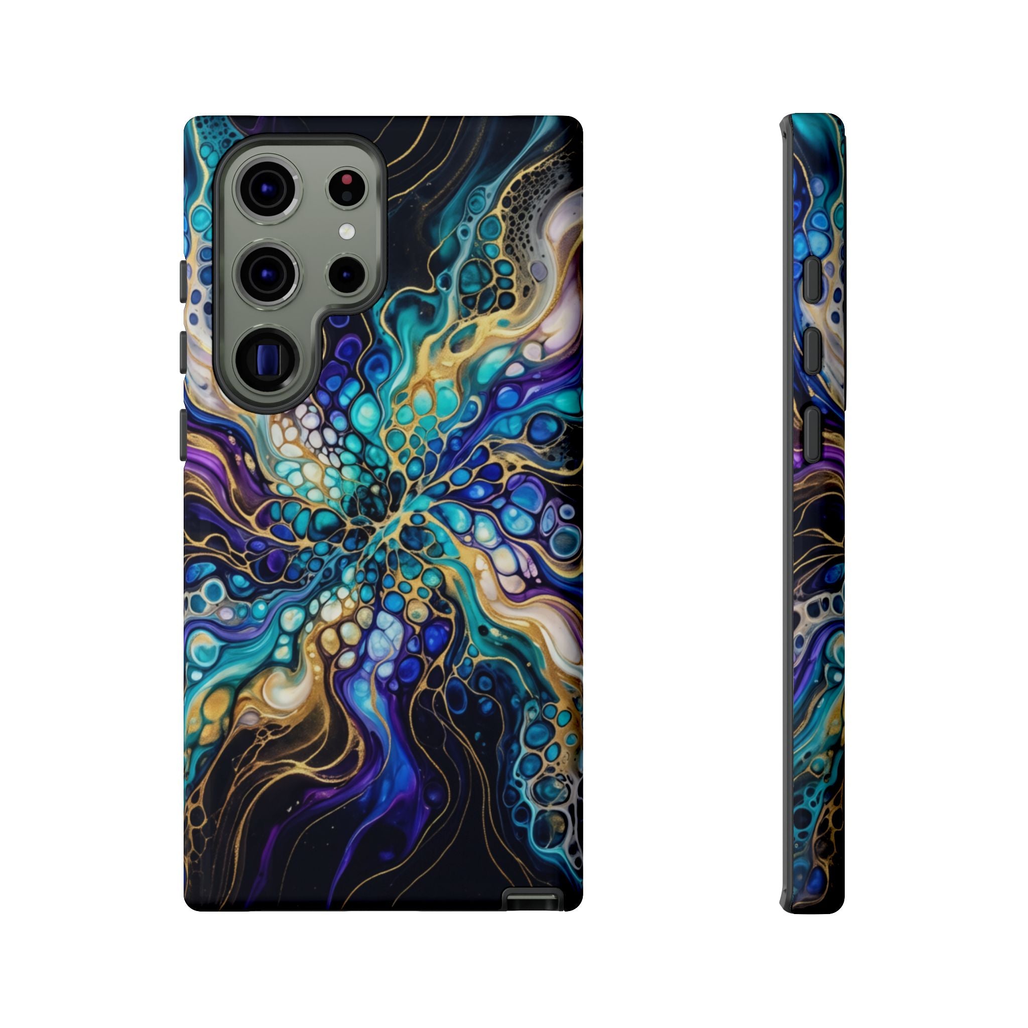 Liquid Cosmos Bloom - Phone Case
