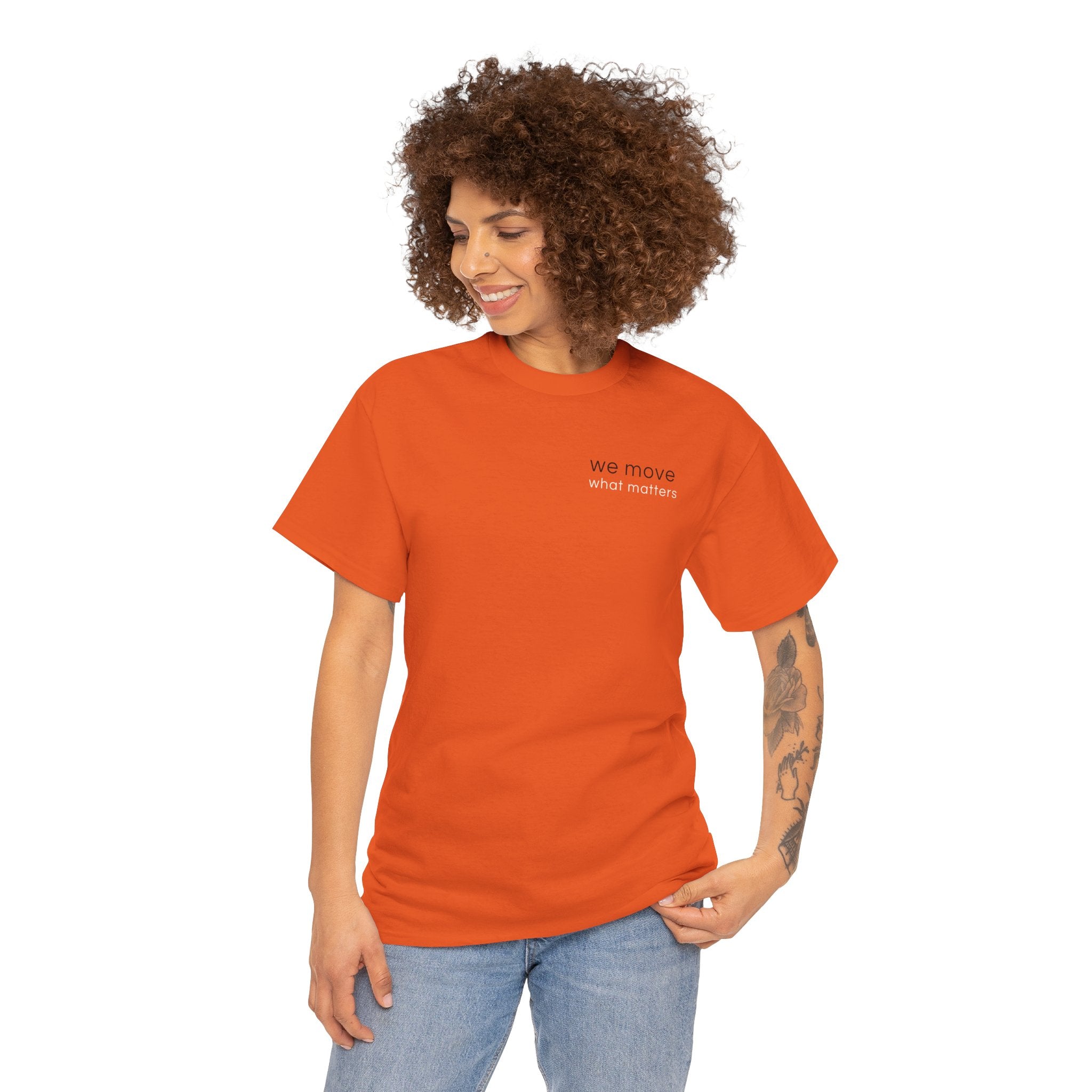 Moving Company Logo Tee — "Black Buzzard Moving Co." Graphic T-Shirt