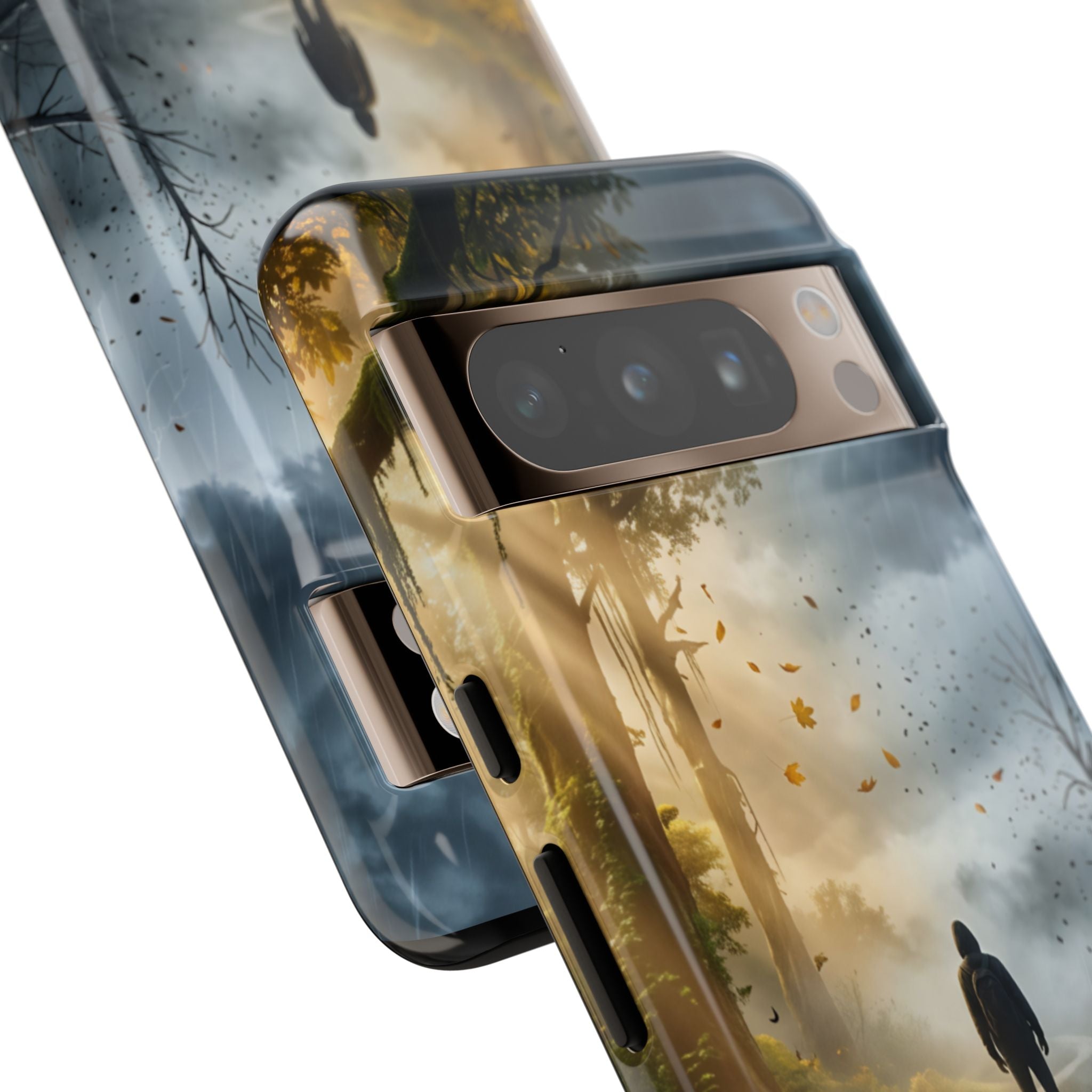 Contrasting Light/Dark Art - Phone Case