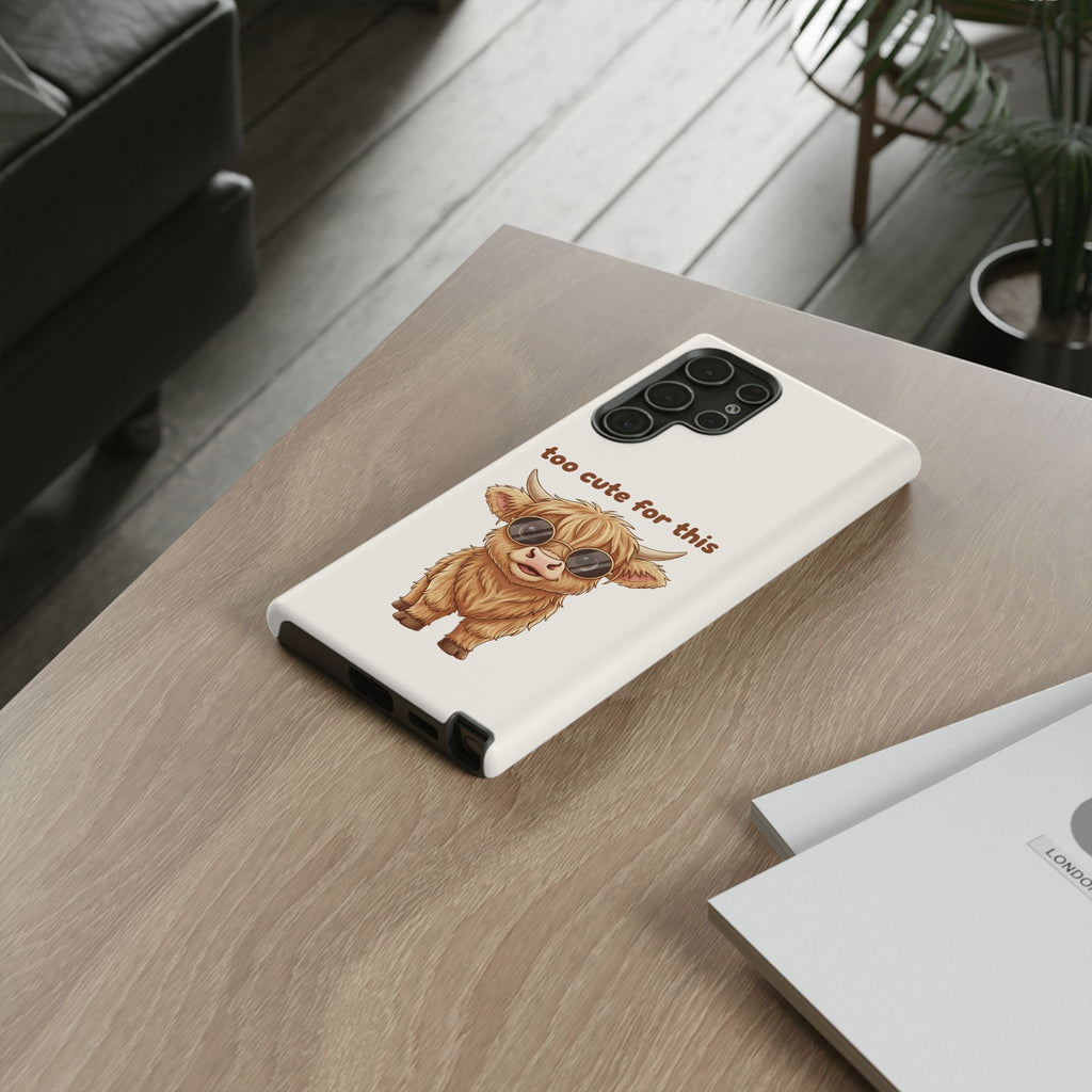 Highland Cow Phone Case — Too Cute for This Design
