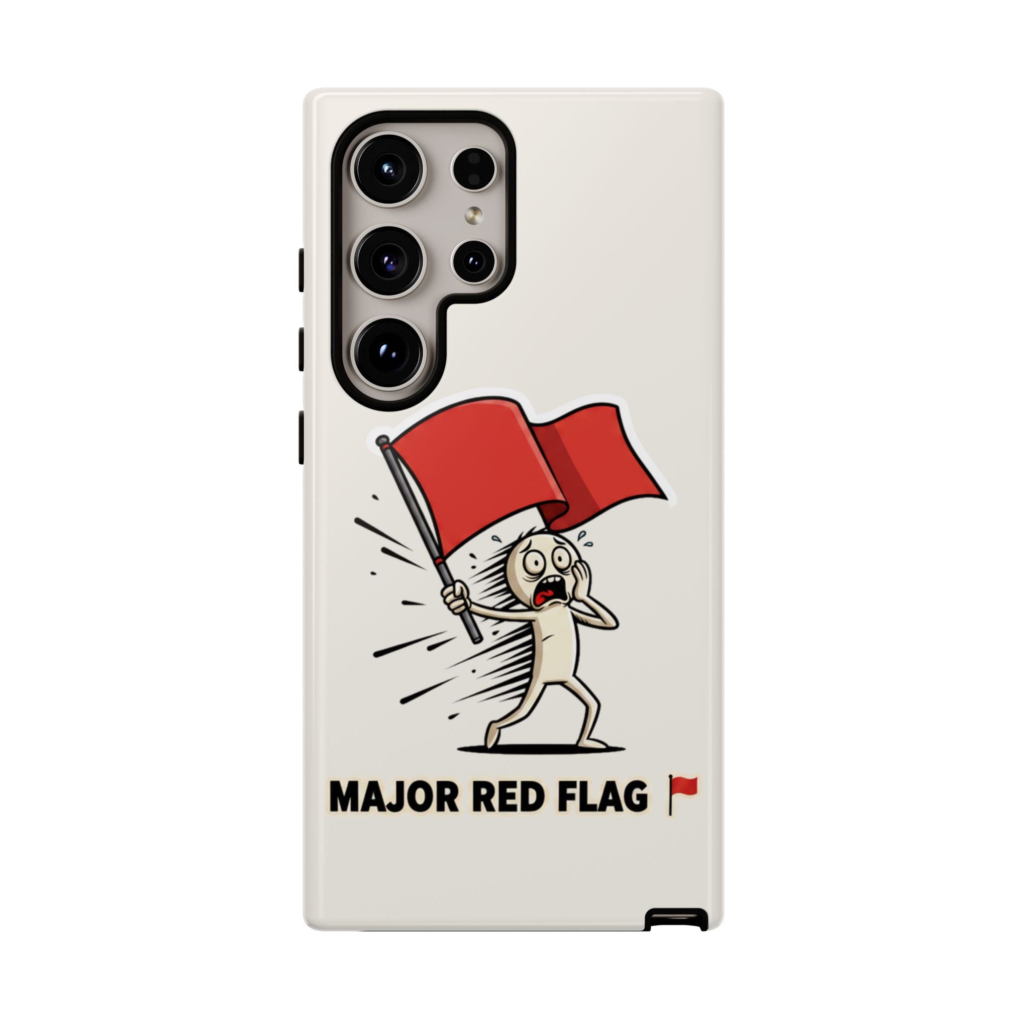 Major Red Flag Character - Phone Case
