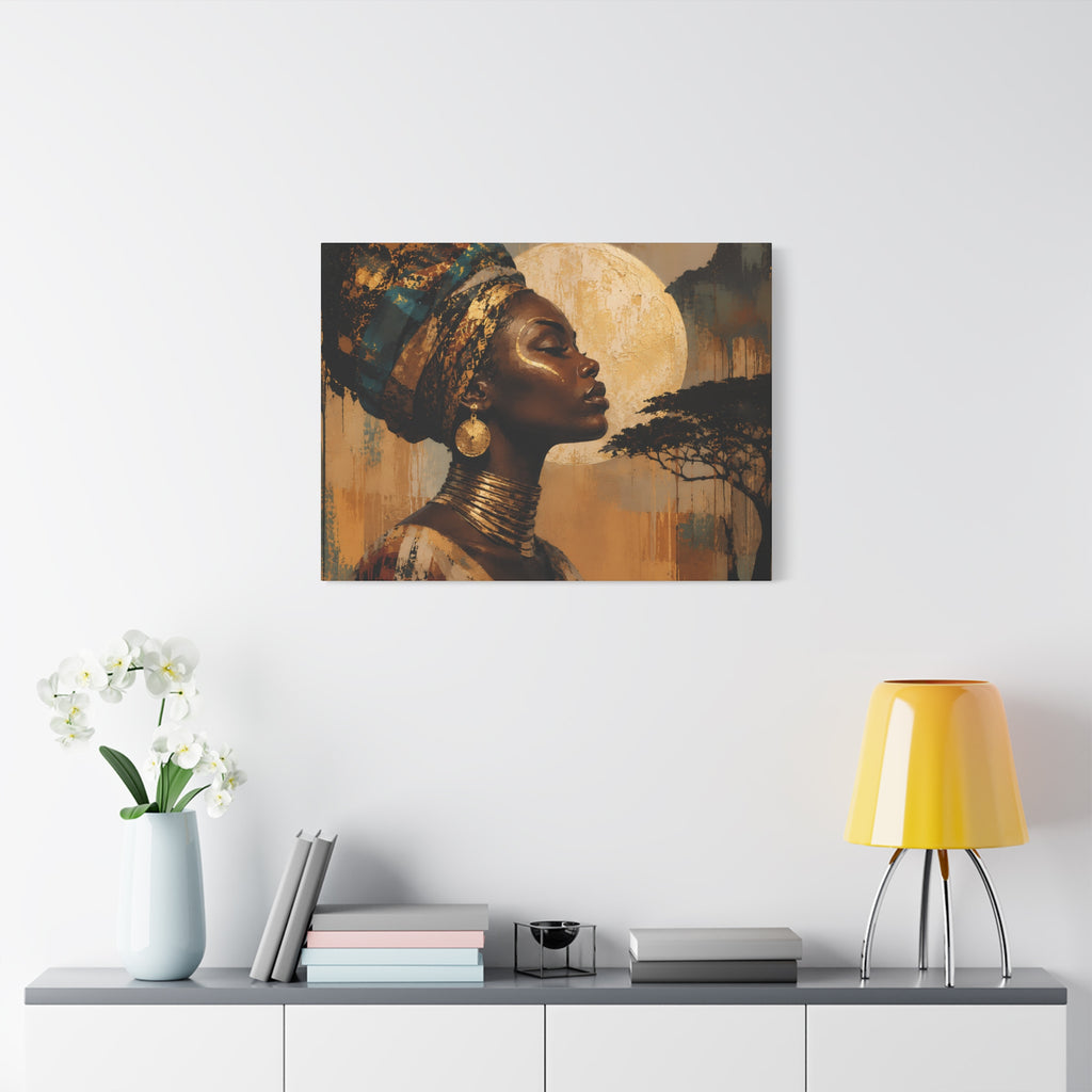 Nigerian Queen Matte Canvas