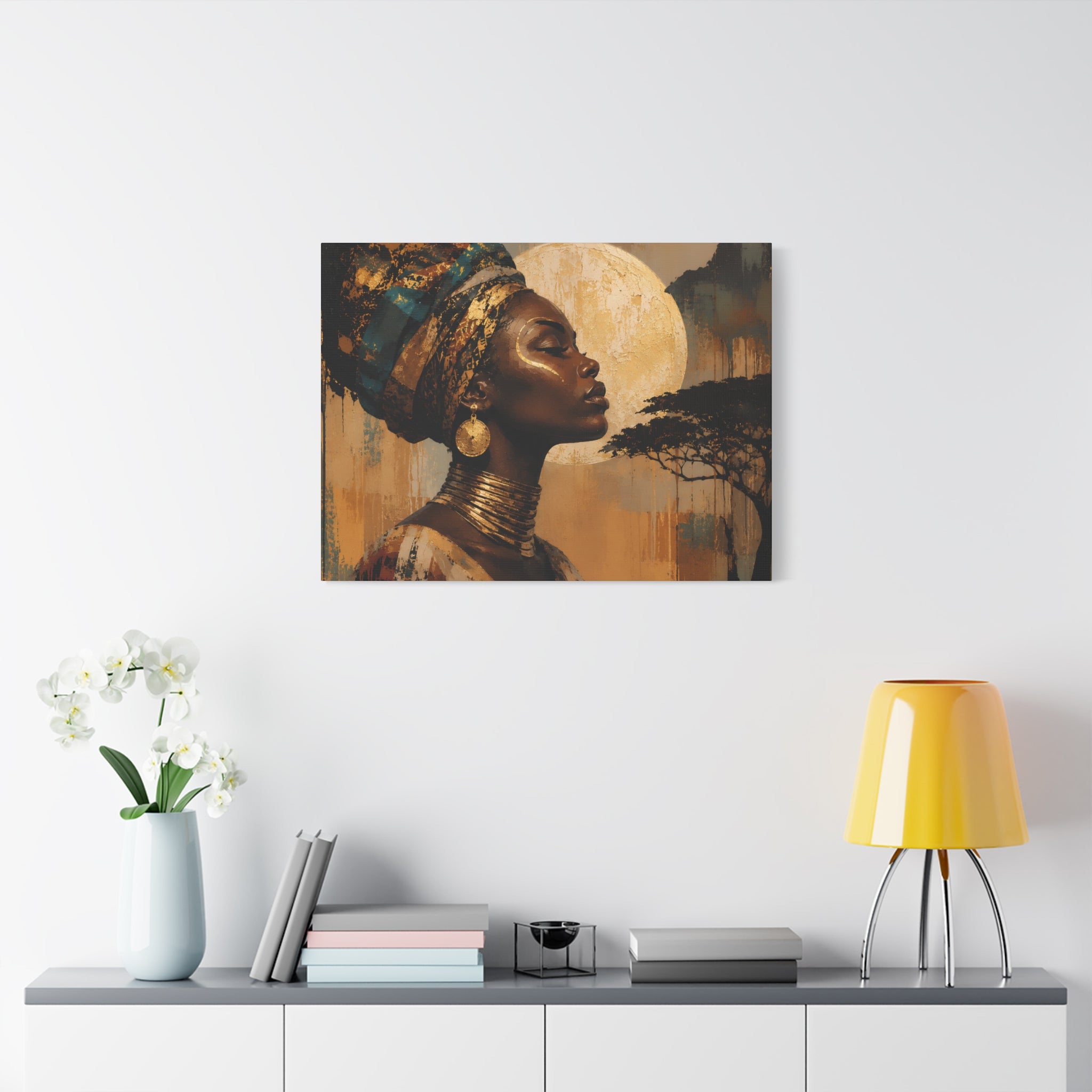 Nigerian Queen Matte Canvas