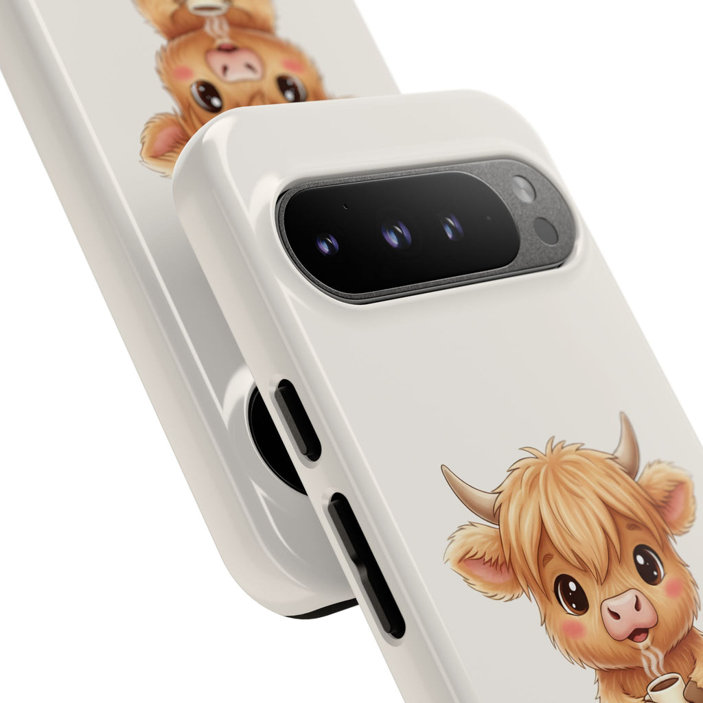 Highland Cow Phone Case — Don’t Talk to Me Design