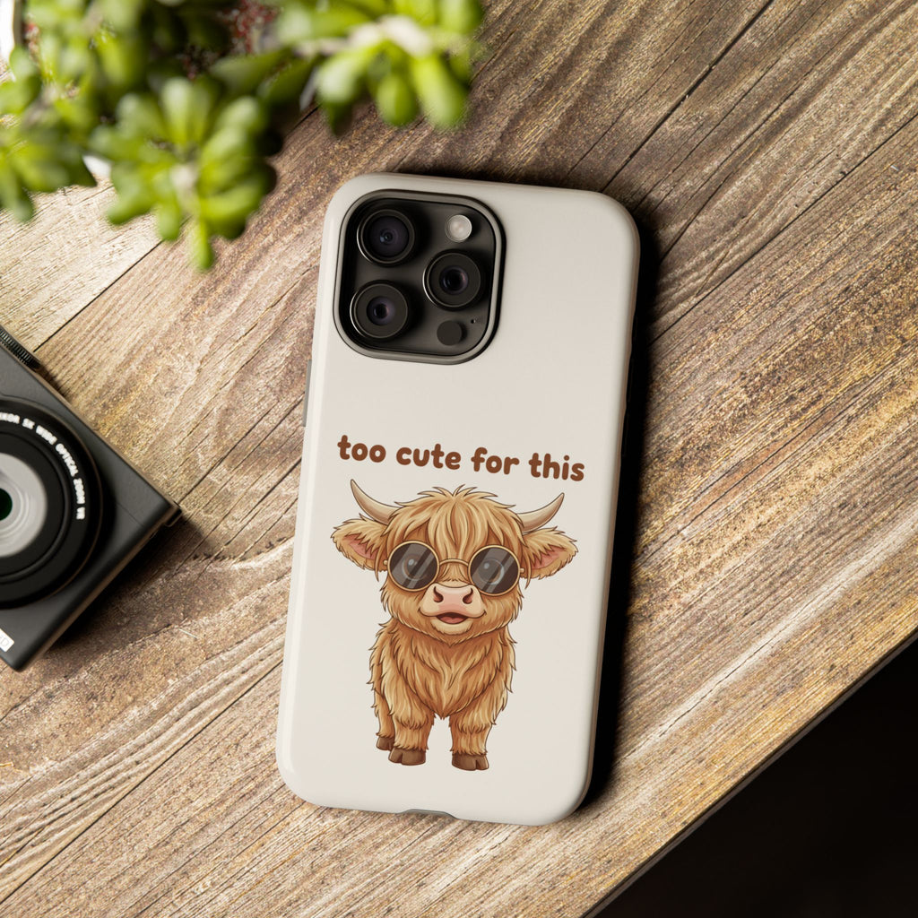 Highland Cow Phone Case — Too Cute for This Design