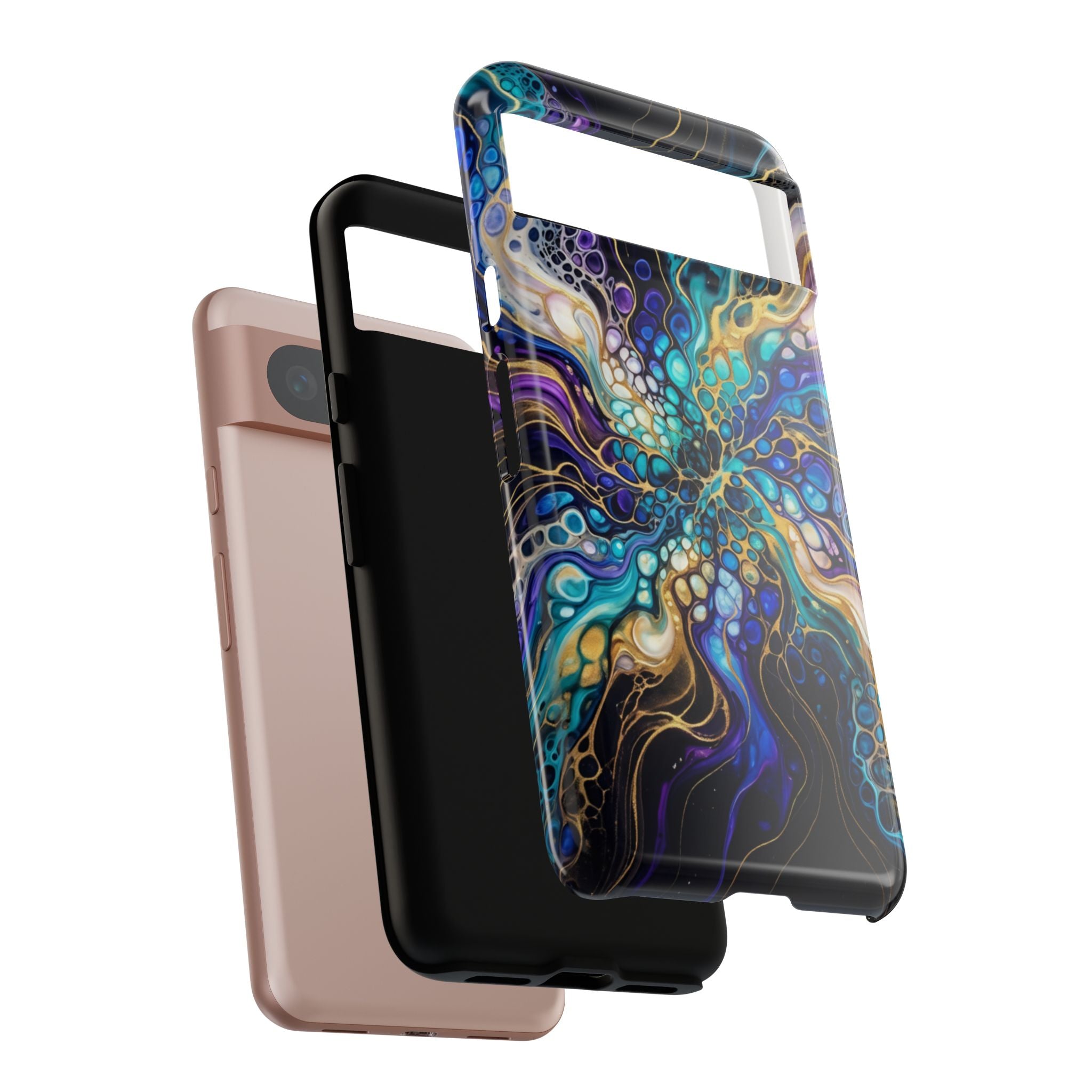 Liquid Cosmos Bloom - Phone Case
