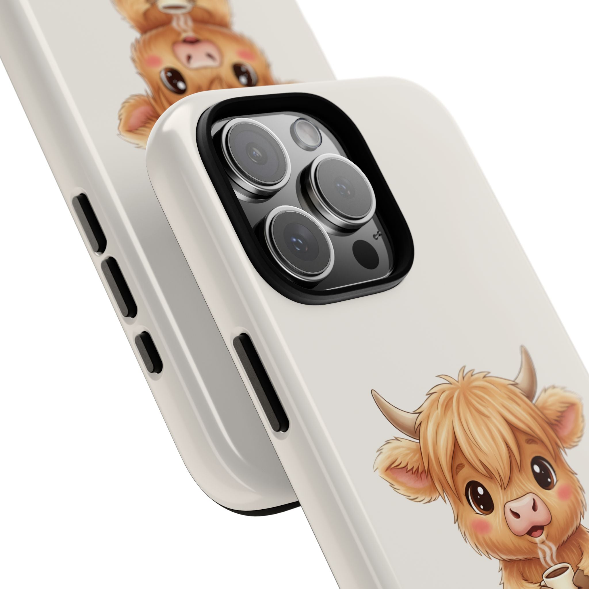 Highland Cow Phone Case — Don’t Talk to Me Design