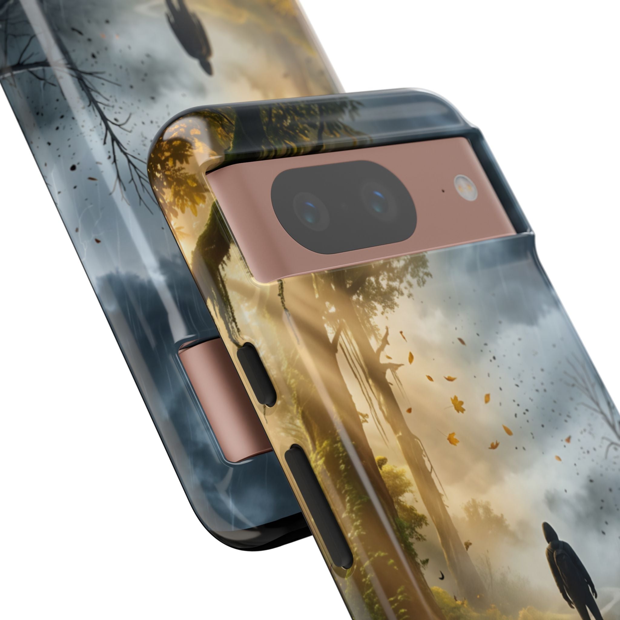 Contrasting Light/Dark Art - Phone Case