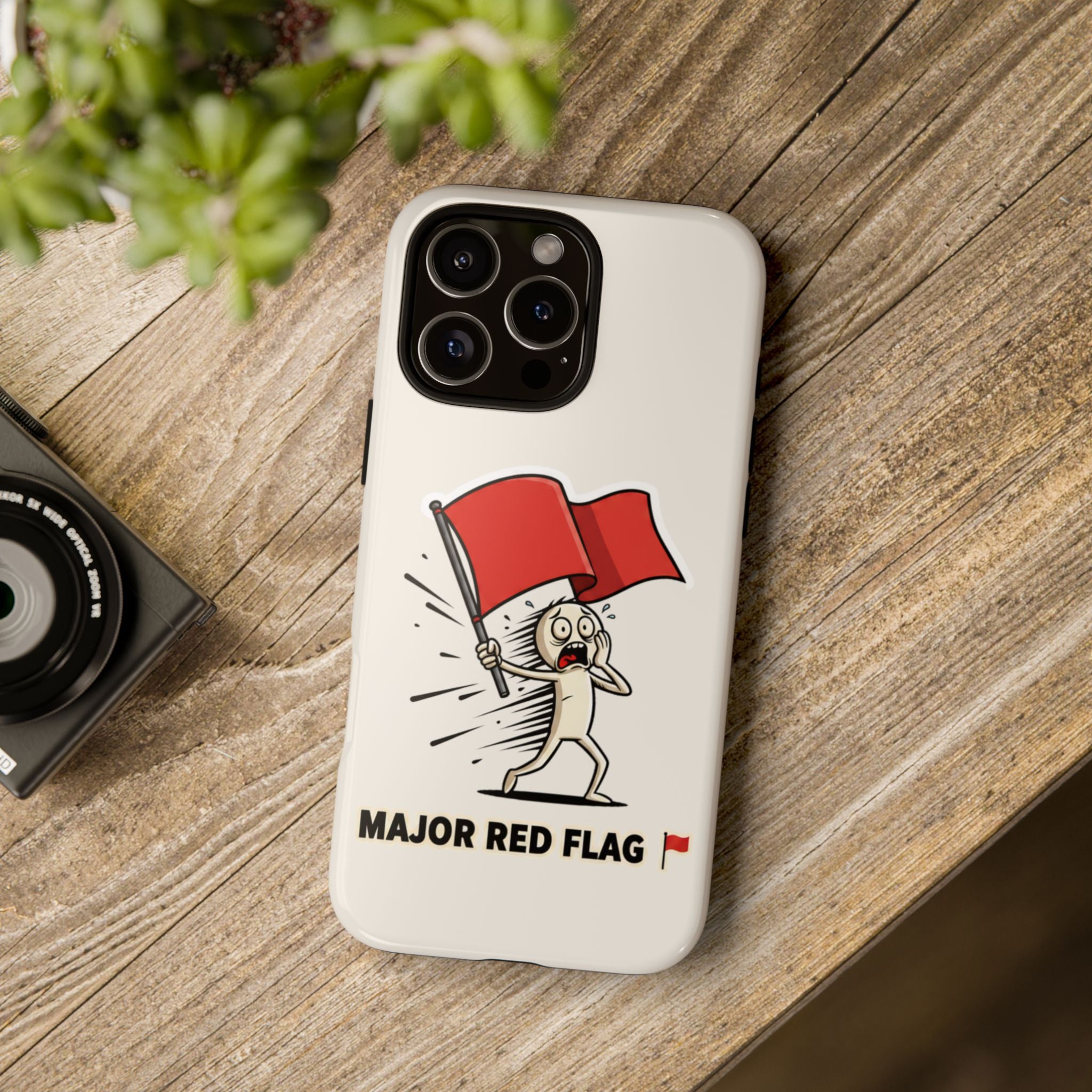 Major Red Flag Character - Phone Case