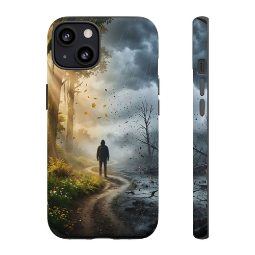 Contrasting Light/Dark Art - Phone Case