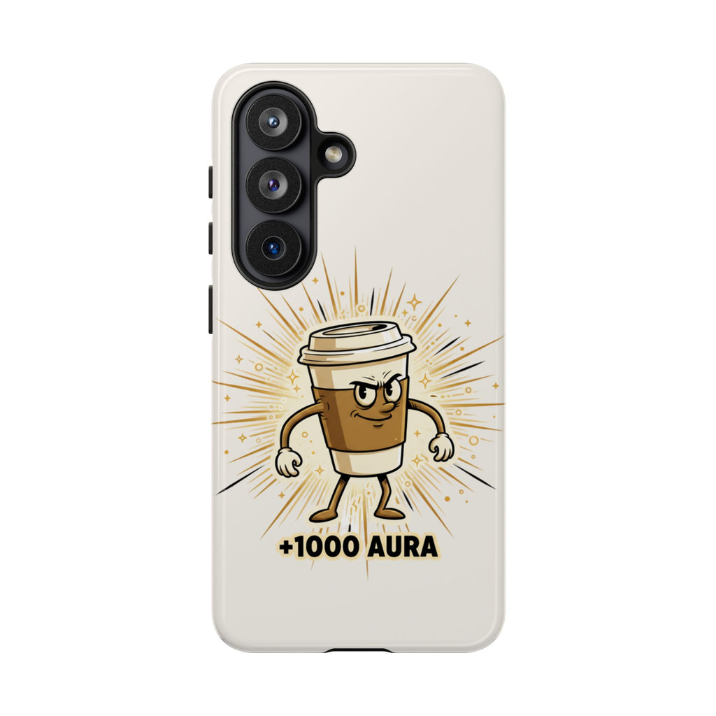 Coffee +1000 Aura - Phone Case