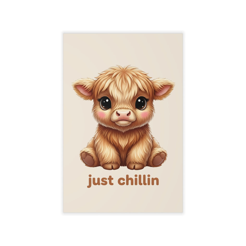 Highland Cow Wall Decal — Just Chillin Art