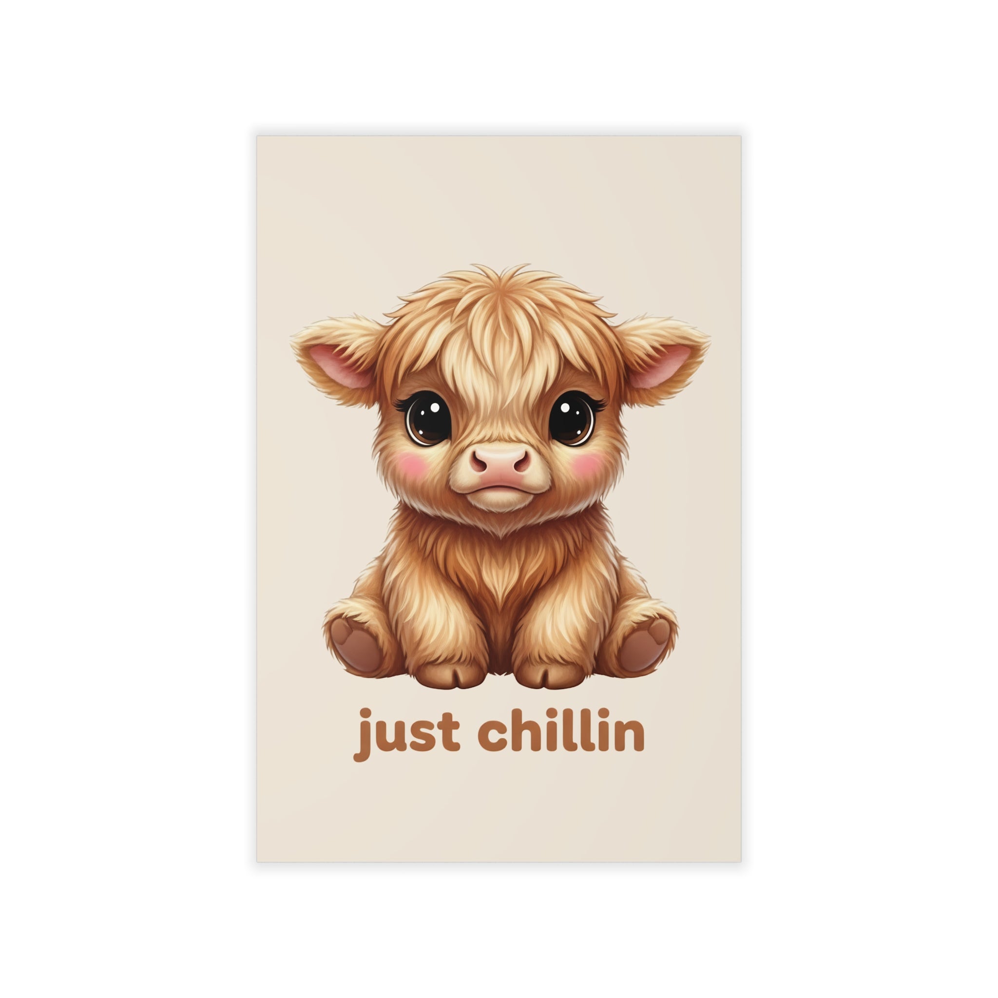 Highland Cow Wall Decal — Just Chillin Art