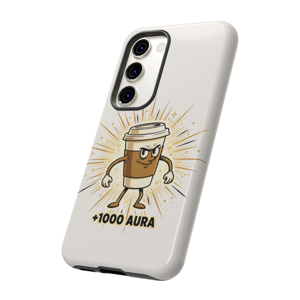 Coffee +1000 Aura - Phone Case