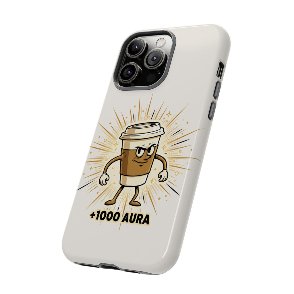 Coffee +1000 Aura - Phone Case