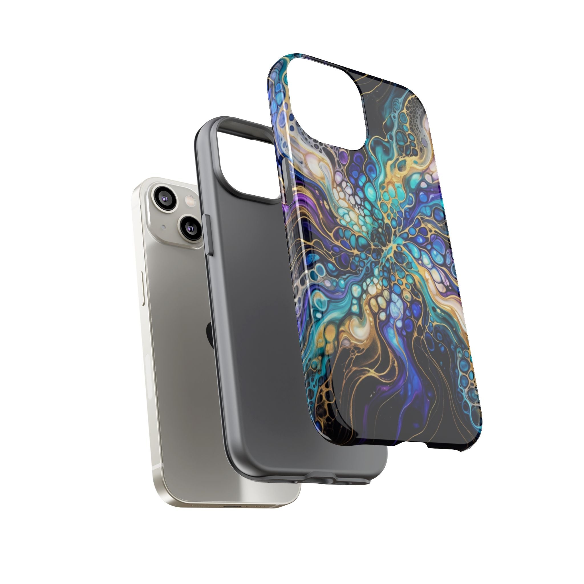 Liquid Cosmos Bloom - Phone Case