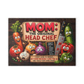 MOM Chef Kitchen Glass Cutting Board — Funny
