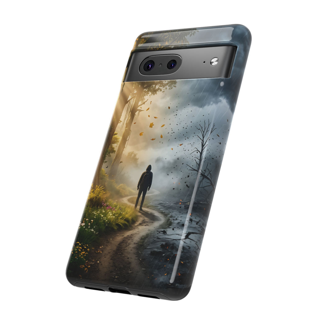 Contrasting Light/Dark Art - Phone Case