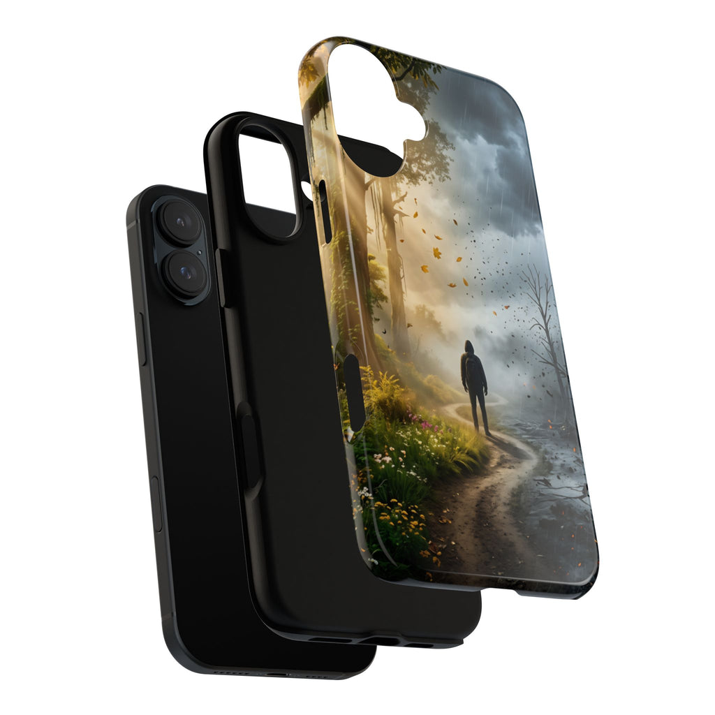 Contrasting Light/Dark Art - Phone Case