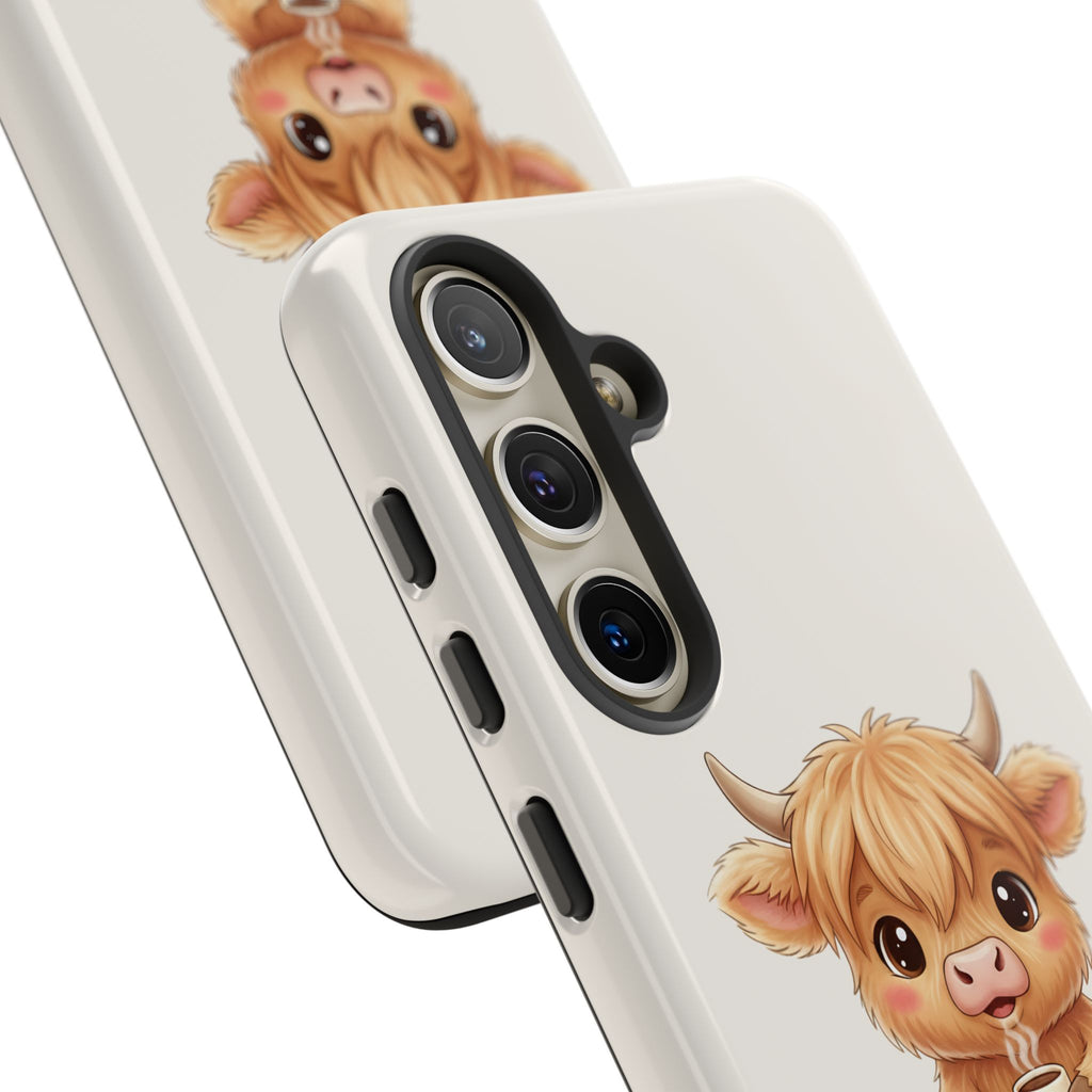 Highland Cow Phone Case — Don’t Talk to Me Design