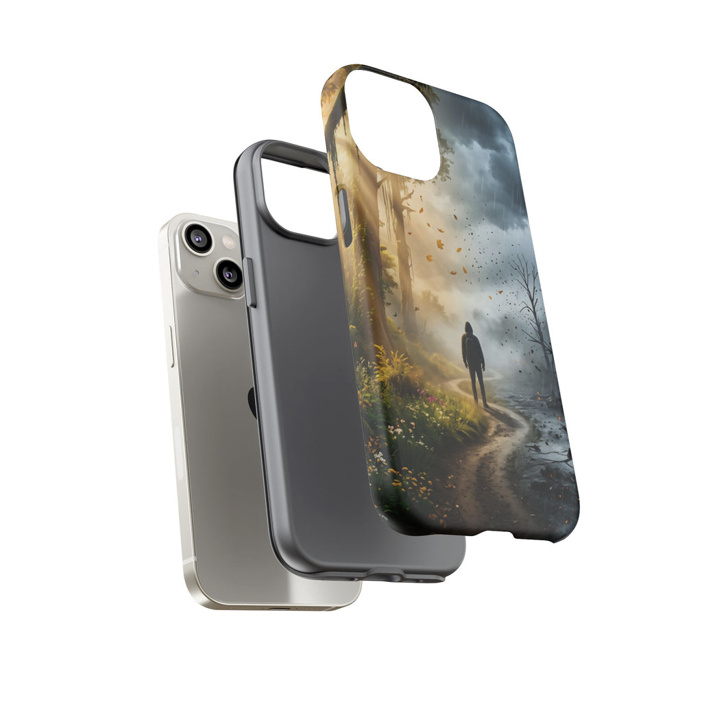 Contrasting Light/Dark Art - Phone Case