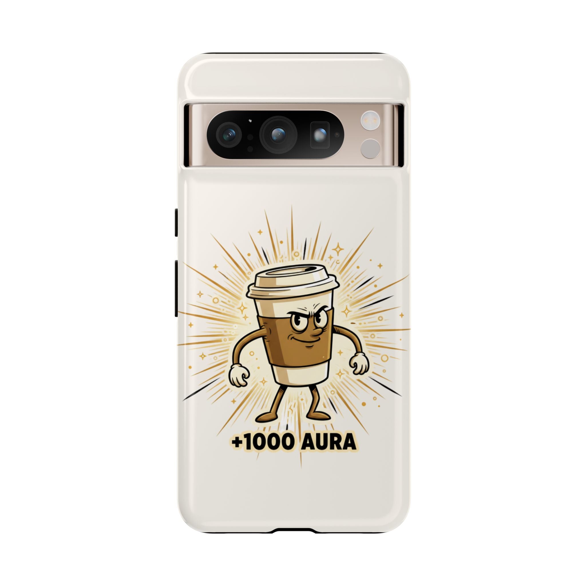 Coffee +1000 Aura - Phone Case