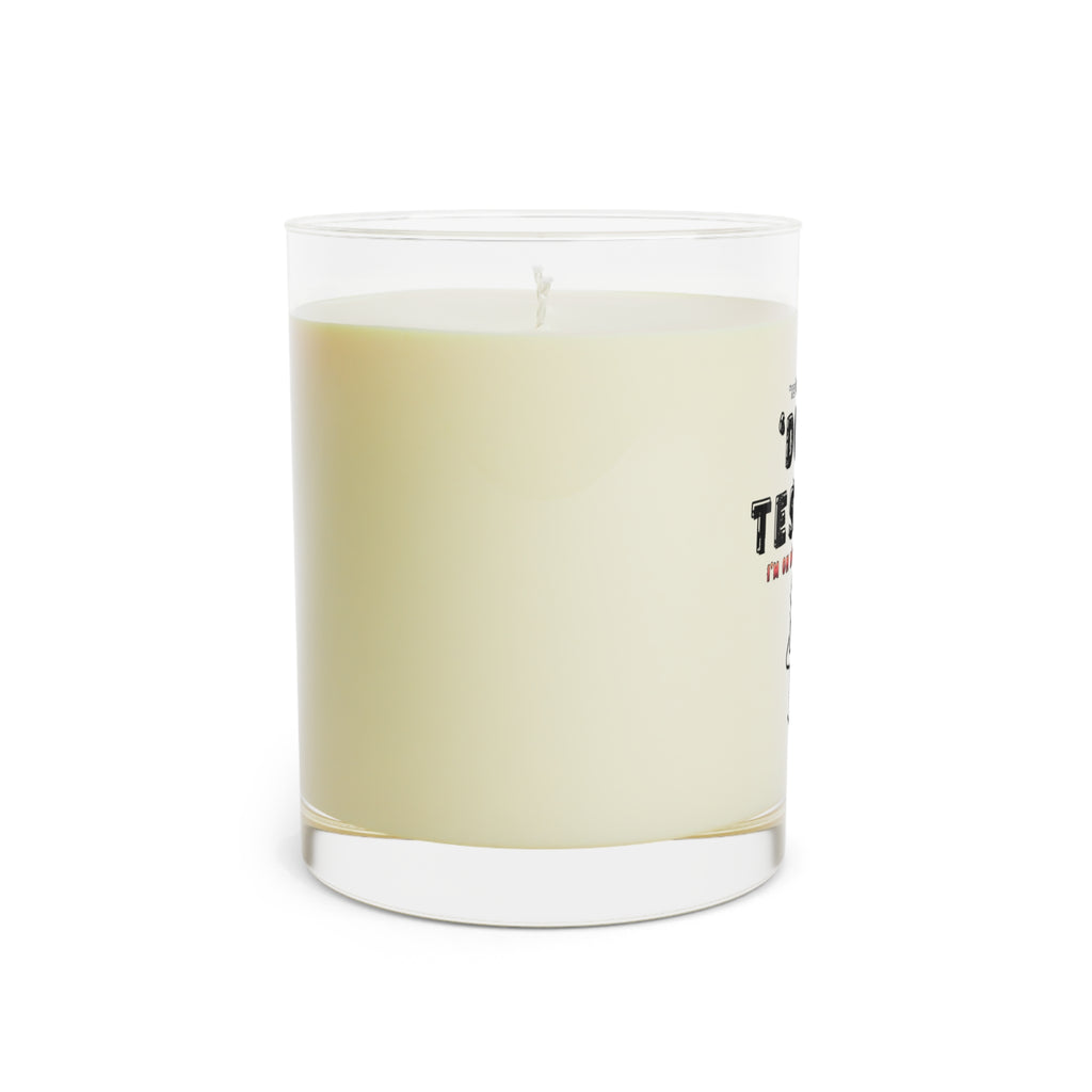 Don't Test Me Scented Candle | 11oz Glass Candle, Funny Quote Design