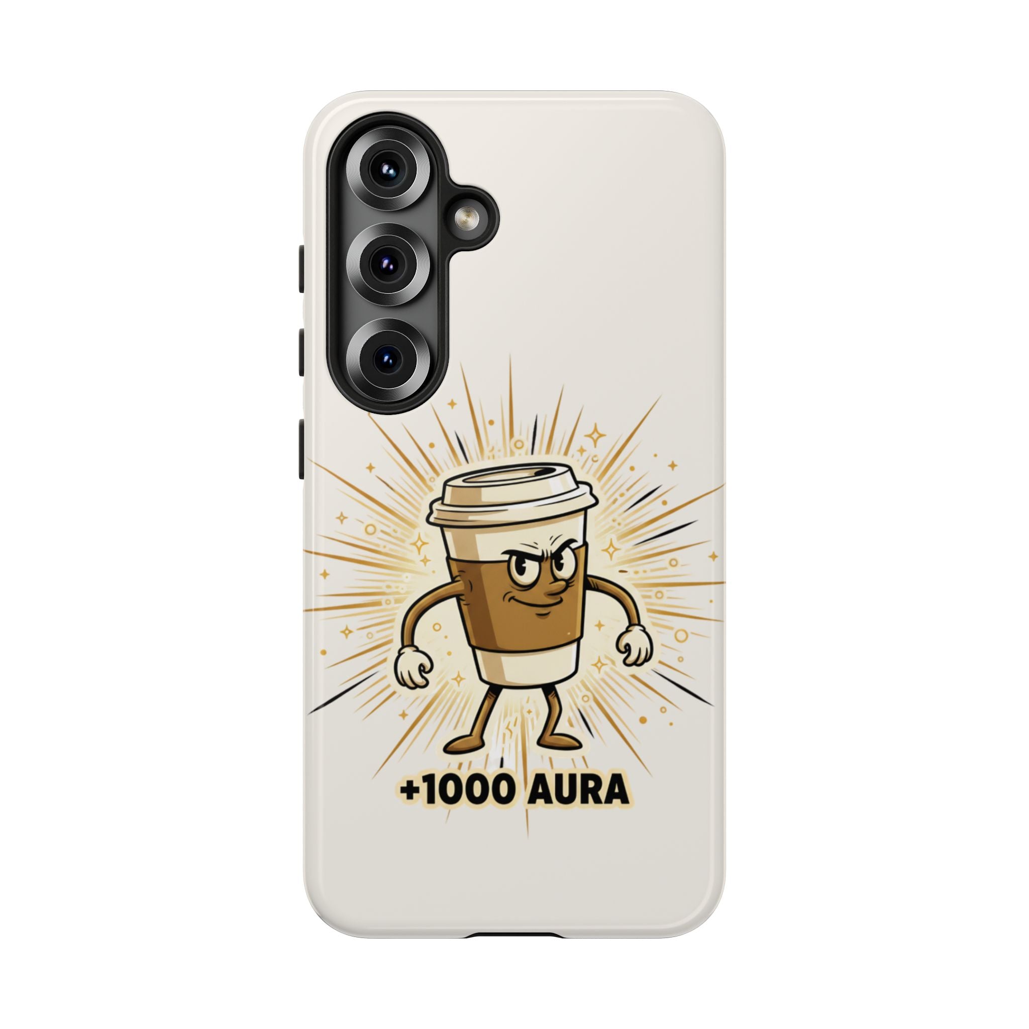 Coffee +1000 Aura - Phone Case