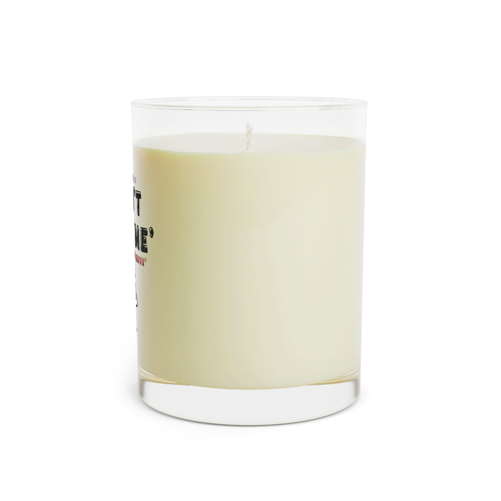 Don't Test Me Scented Candle | 11oz Glass Candle, Funny Quote Design