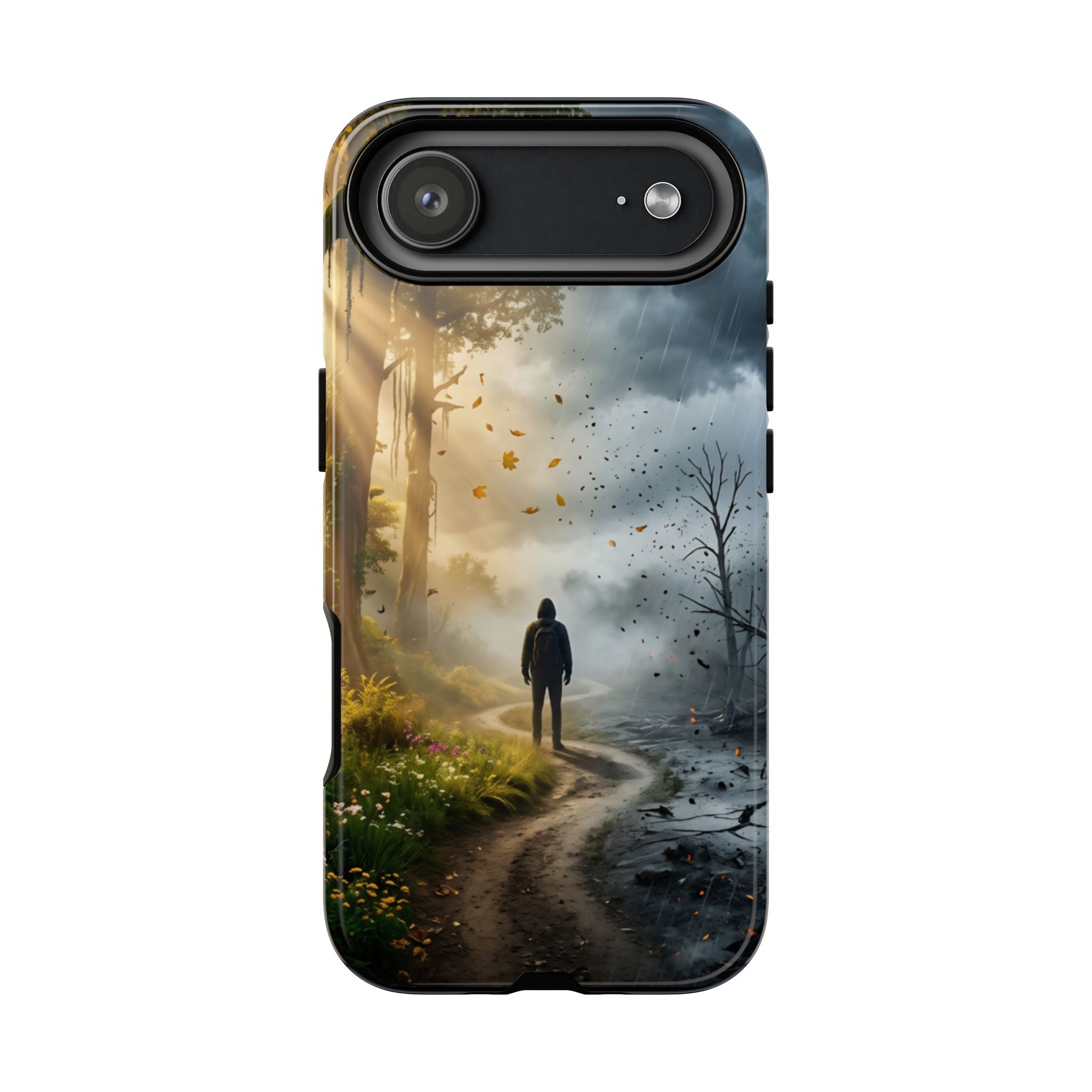 Contrasting Light/Dark Art - Phone Case