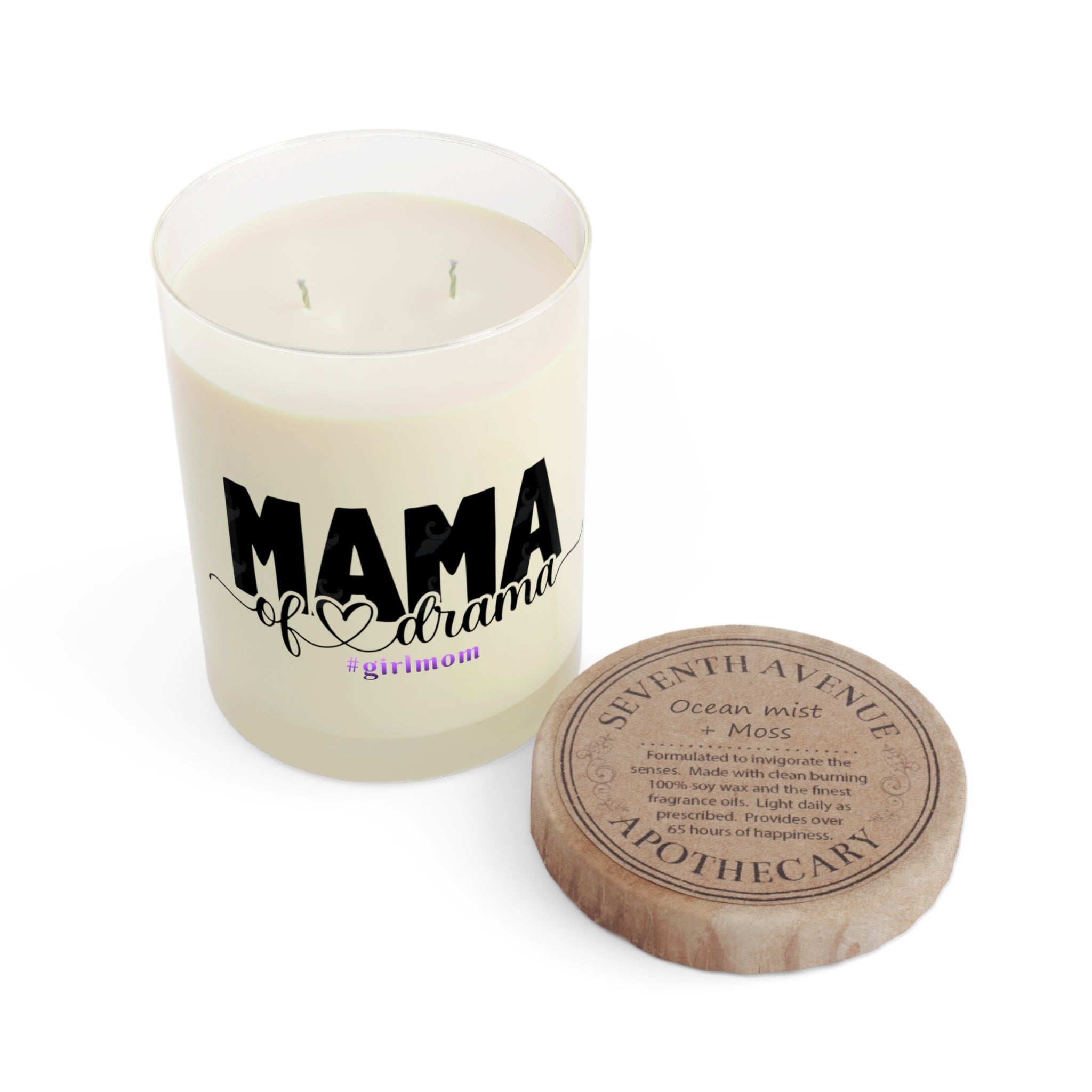 Mama of Drama Life candle | Scented Glass Candle, 11oz