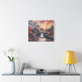 Zen Cherry Blossom Landscape Matte Canvas