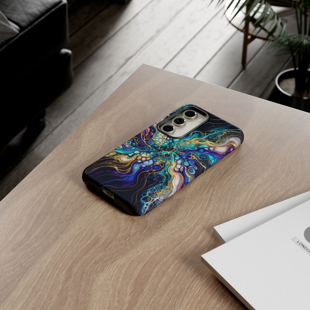Liquid Cosmos Bloom - Phone Case