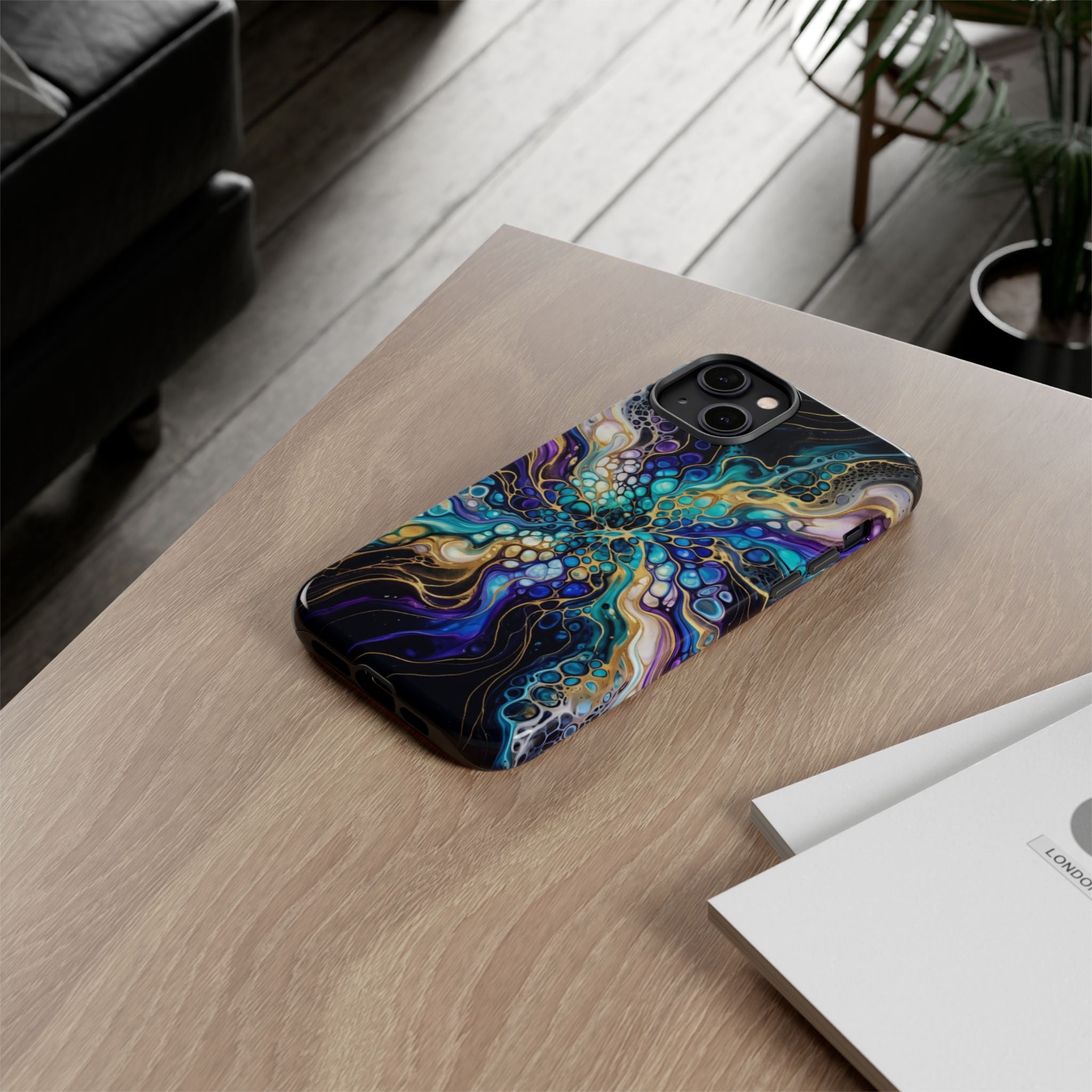 Liquid Cosmos Bloom - Phone Case