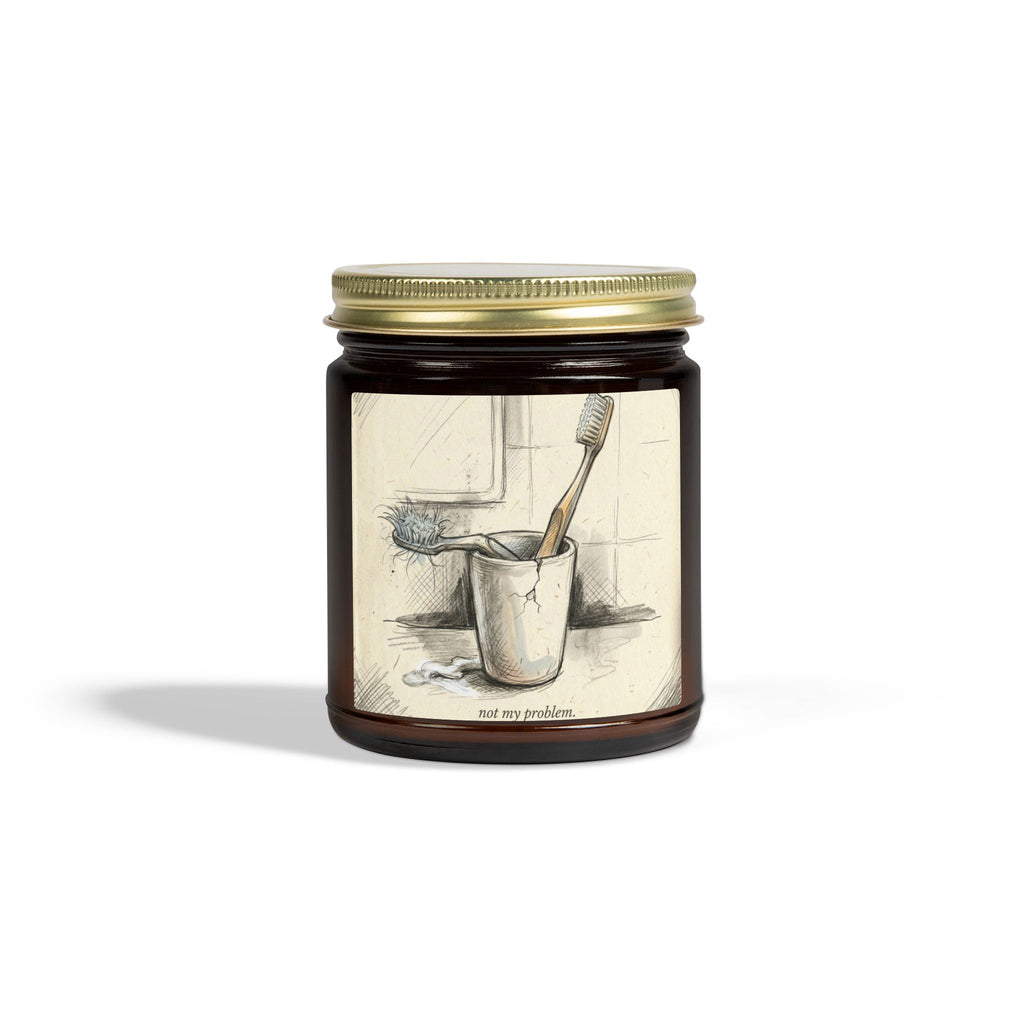Bathroom Toothbrush Humor Candle