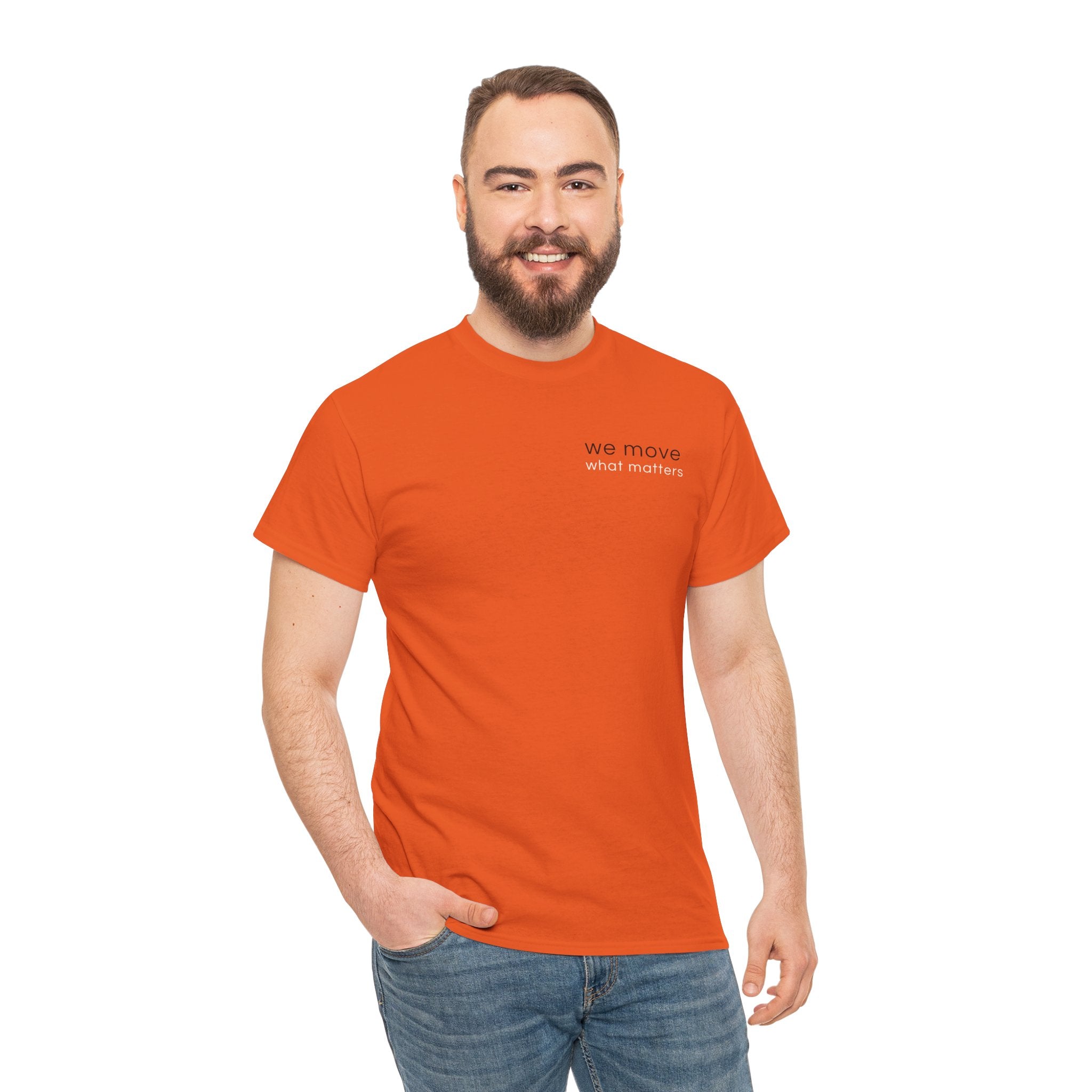 Moving Company Logo Tee — "Black Buzzard Moving Co." Graphic T-Shirt