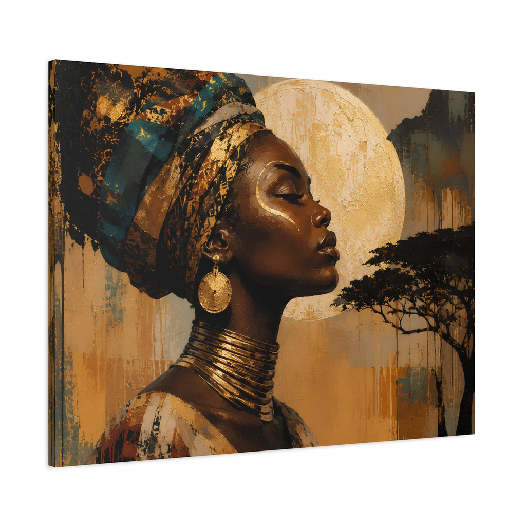 Nigerian Queen Matte Canvas