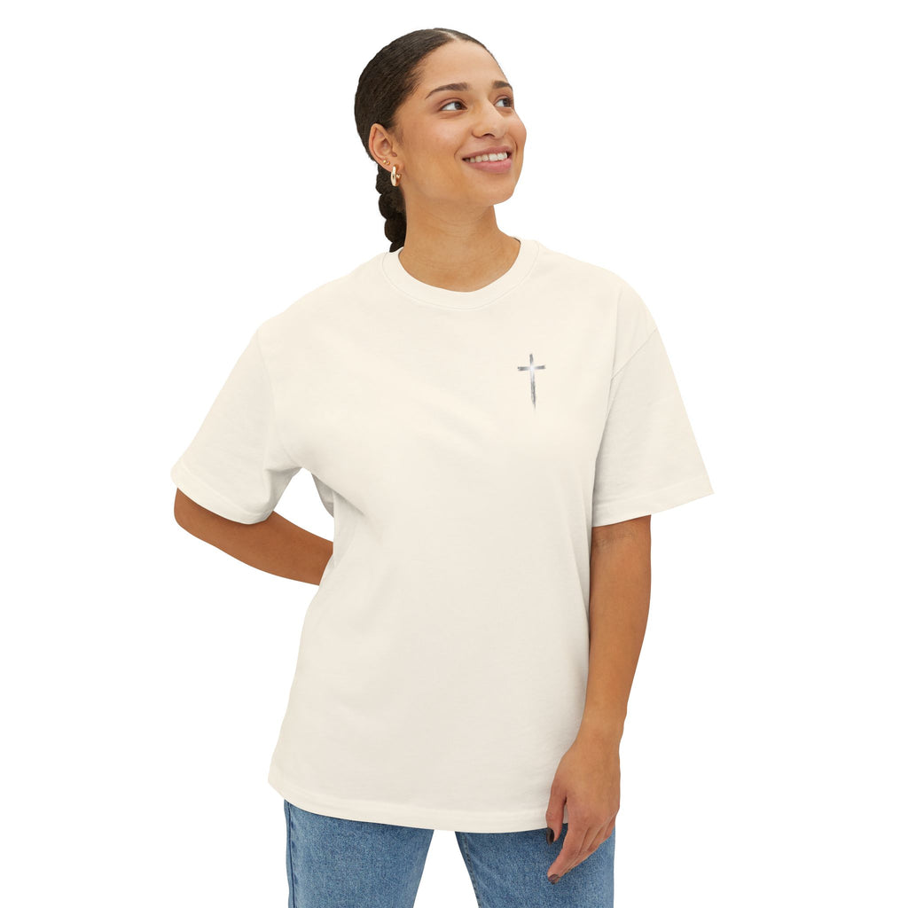 Goals Discipline Rise and Grind Oversized Tee — Graphic Boxy T-Shirt