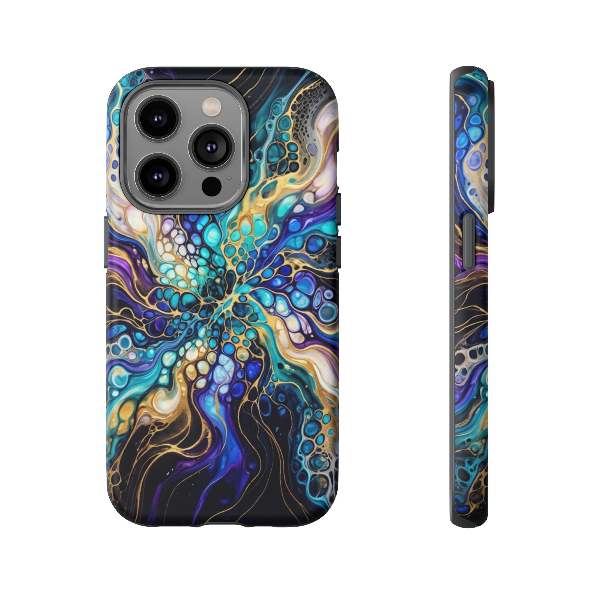 Liquid Cosmos Bloom - Phone Case
