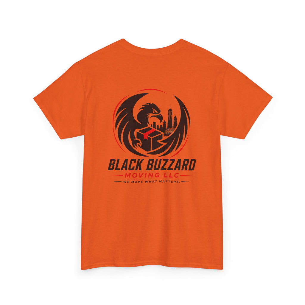 Moving Company Logo Tee — "Black Buzzard Moving Co." Graphic T-Shirt