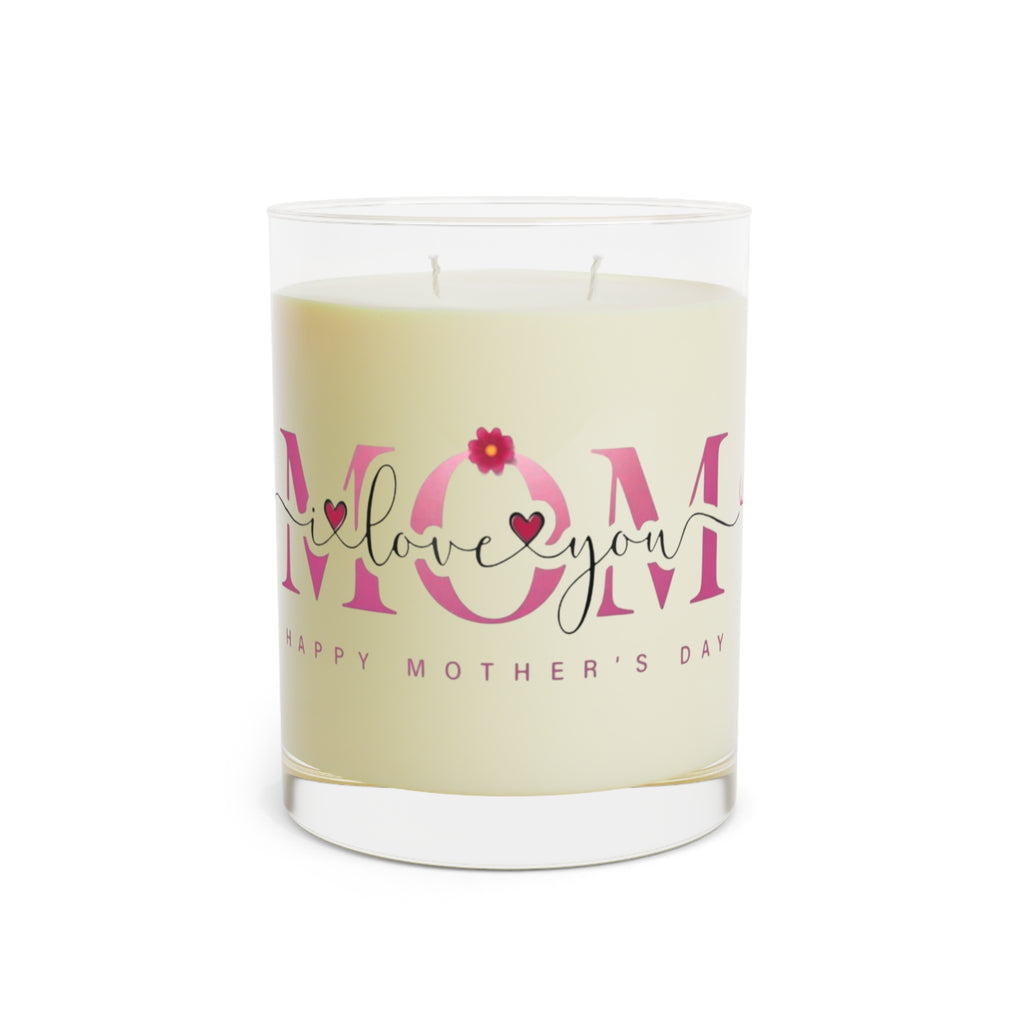 Happy Mothers Day candle | Scented Glass Candle, 11oz