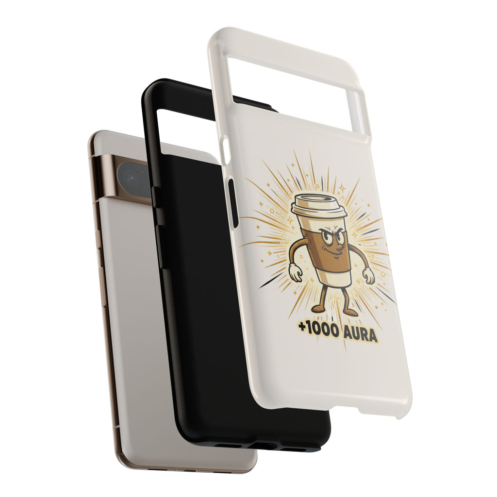 Coffee +1000 Aura - Phone Case