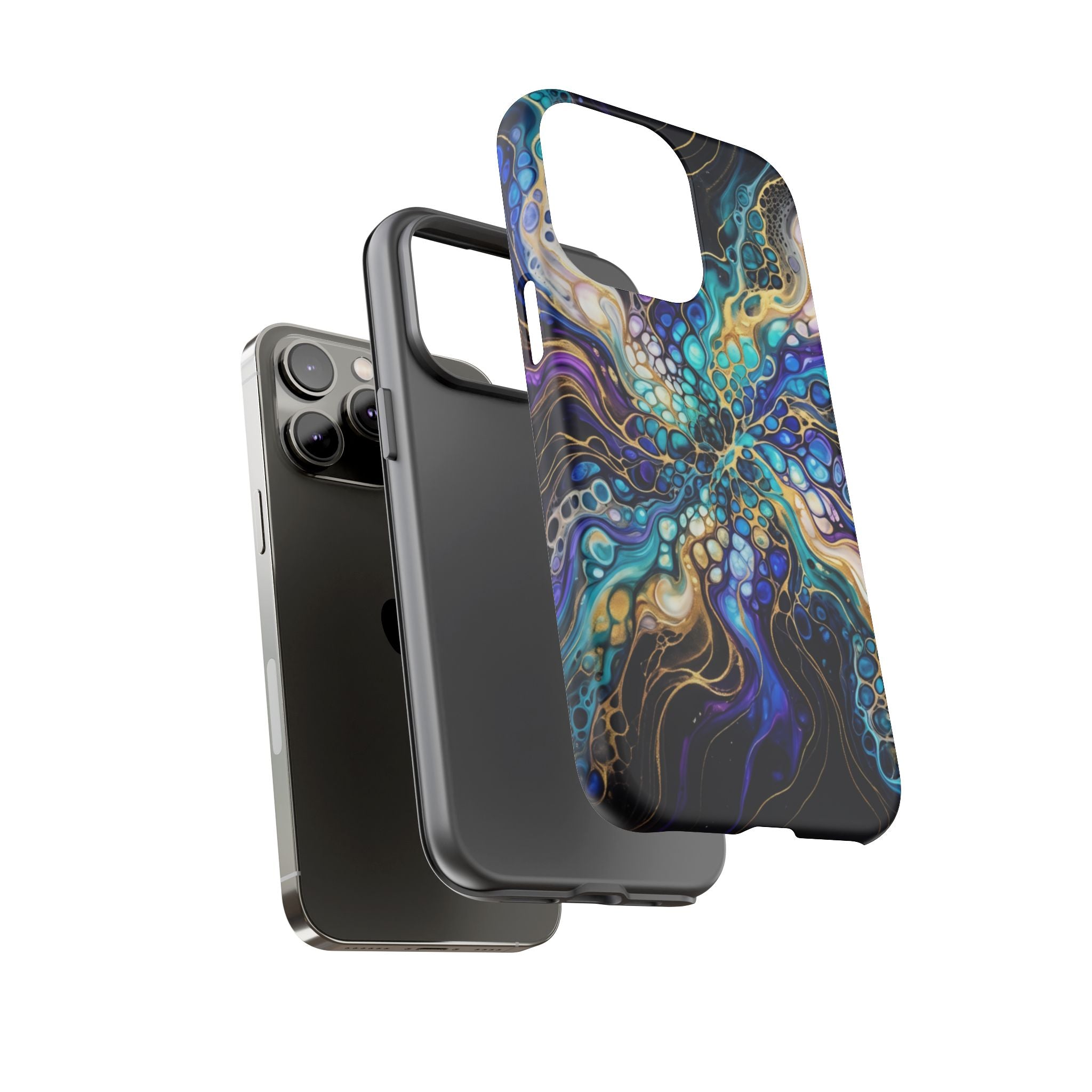 Liquid Cosmos Bloom - Phone Case