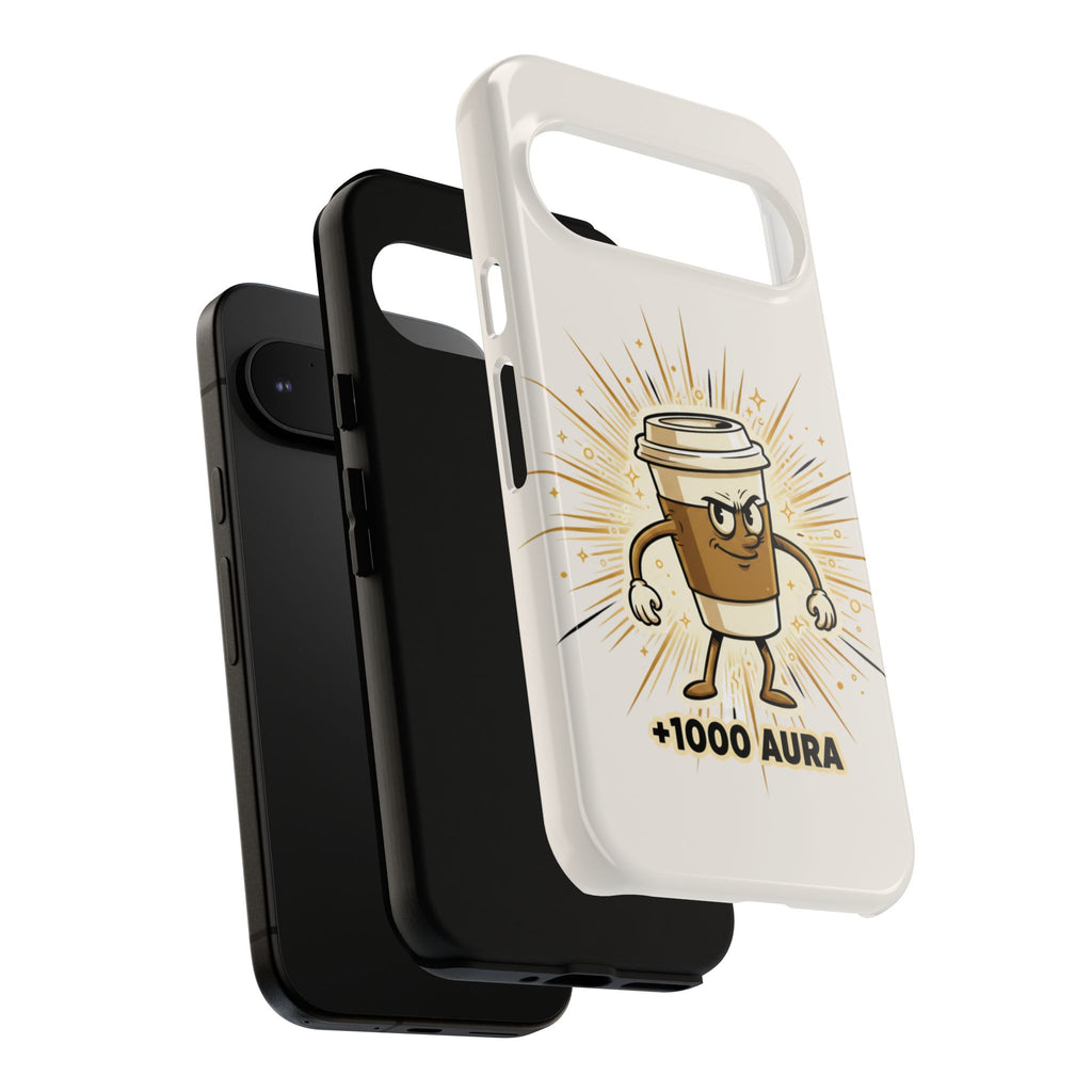 Coffee +1000 Aura - Phone Case