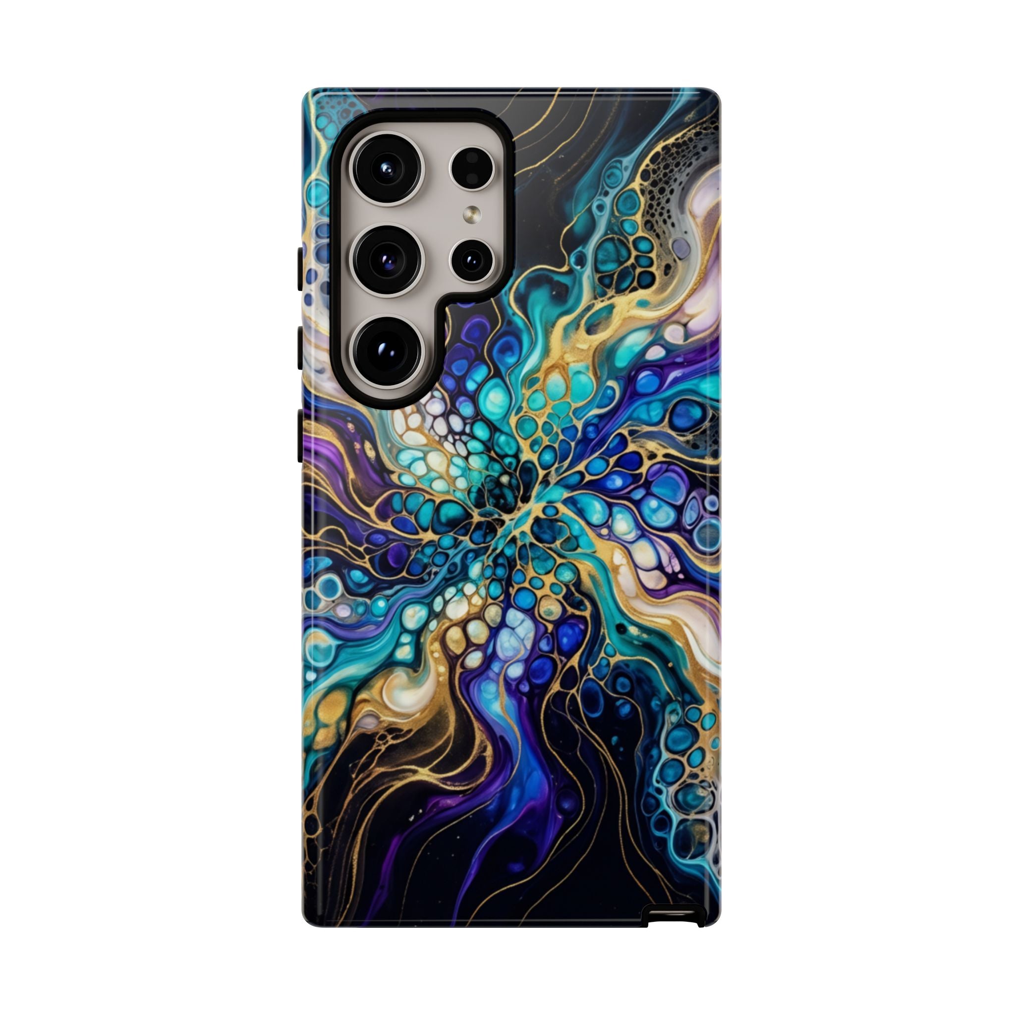 Liquid Cosmos Bloom - Phone Case